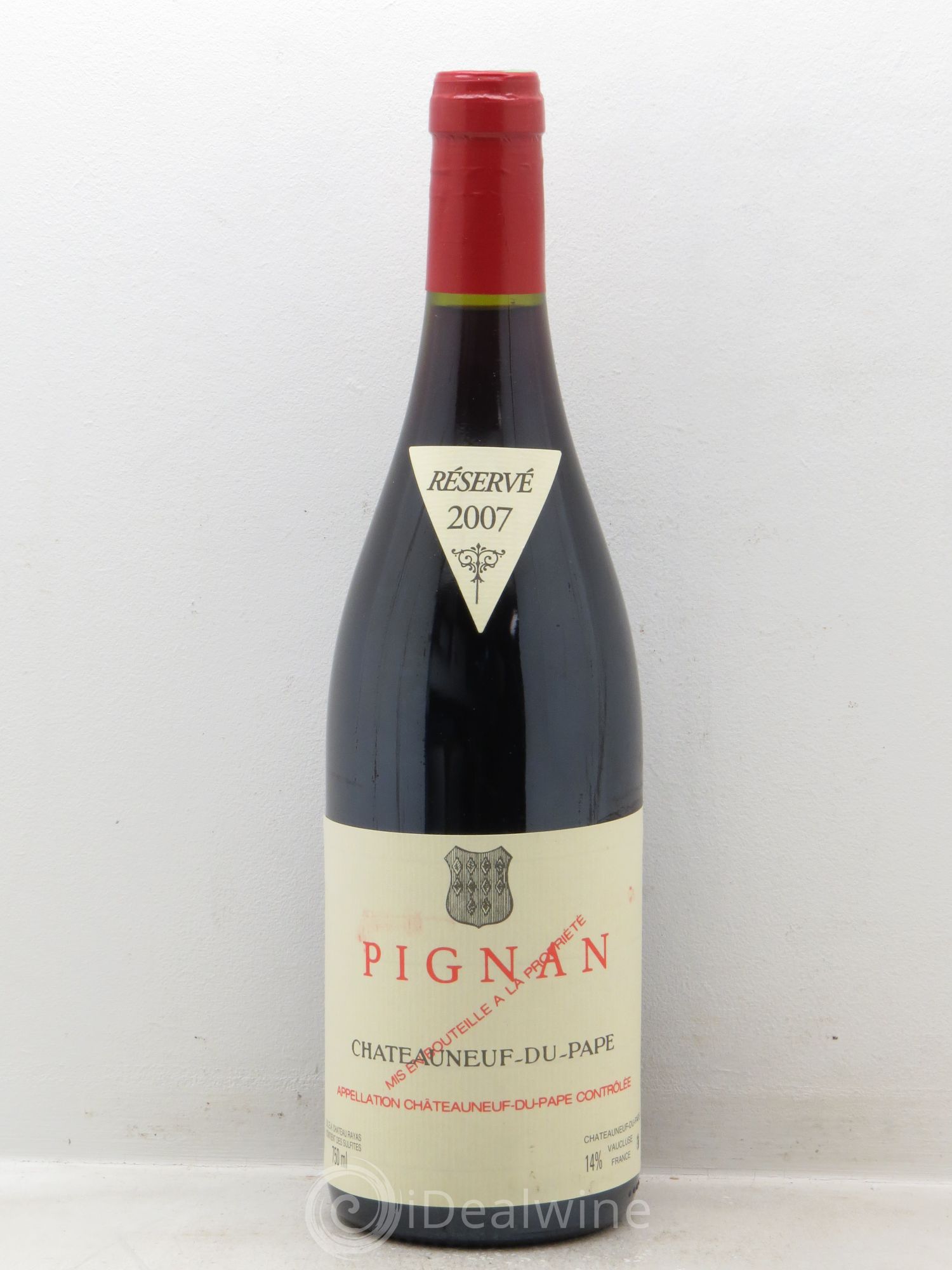 Châteauneuf-du-Pape Pignan Emmanuel Reynaud 2007 - Lot de 1 bouteille - 0