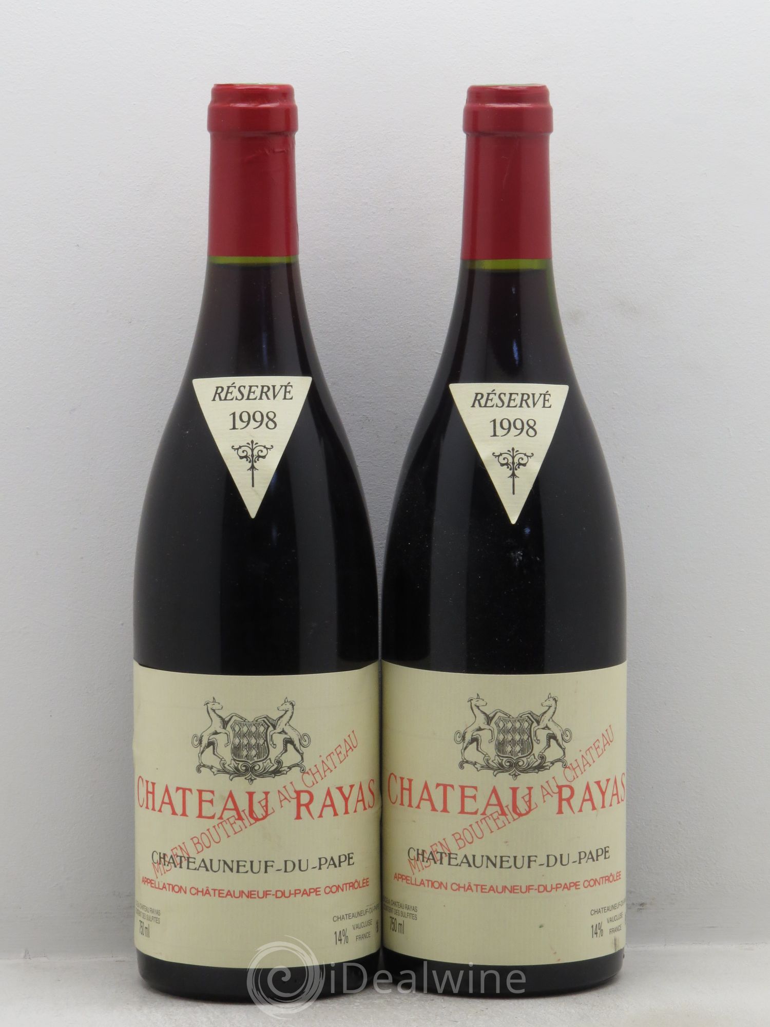 Châteauneuf-du-Pape Château Rayas Emmanuel Reynaud 1998 - Lot de 2 bouteilles - 0