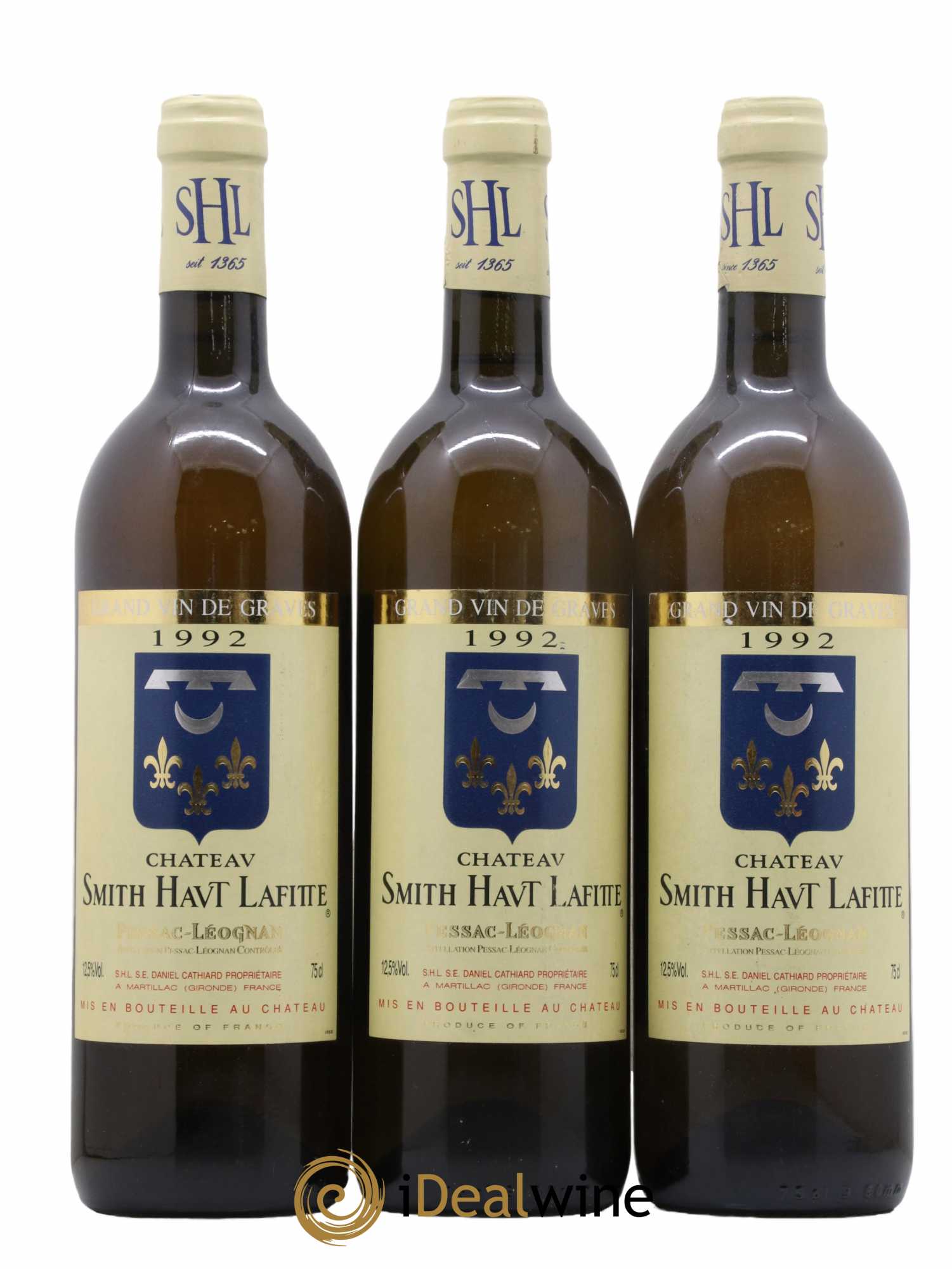 Château Smith Haut Lafitte 1992 - Lot de 3 bouteilles - 0