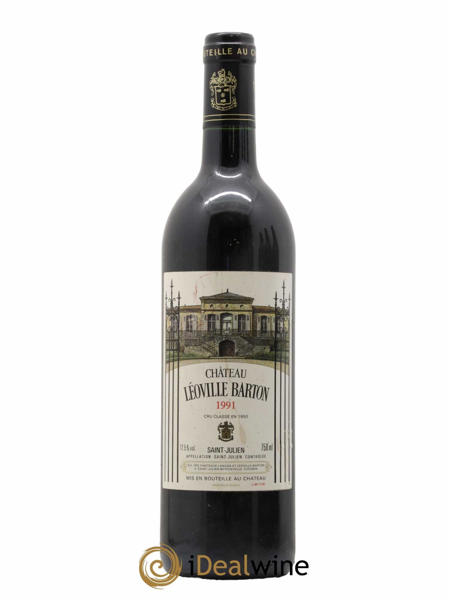 Château Léoville Barton 2ème Grand Cru Classé 1991 - Lot de 1 bouteille - 0