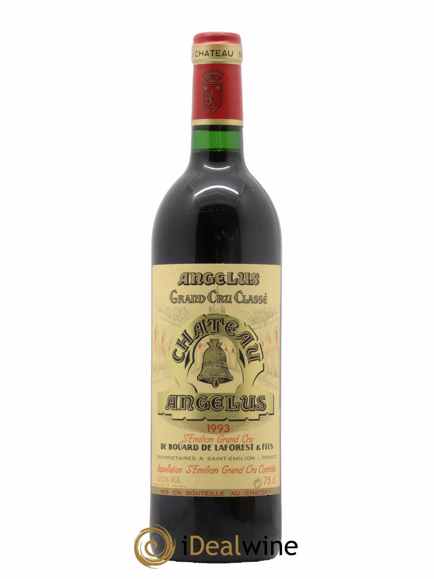 Château Angélus 1er Grand Cru Classé A 1993 - Lot de 1 bouteille - 0