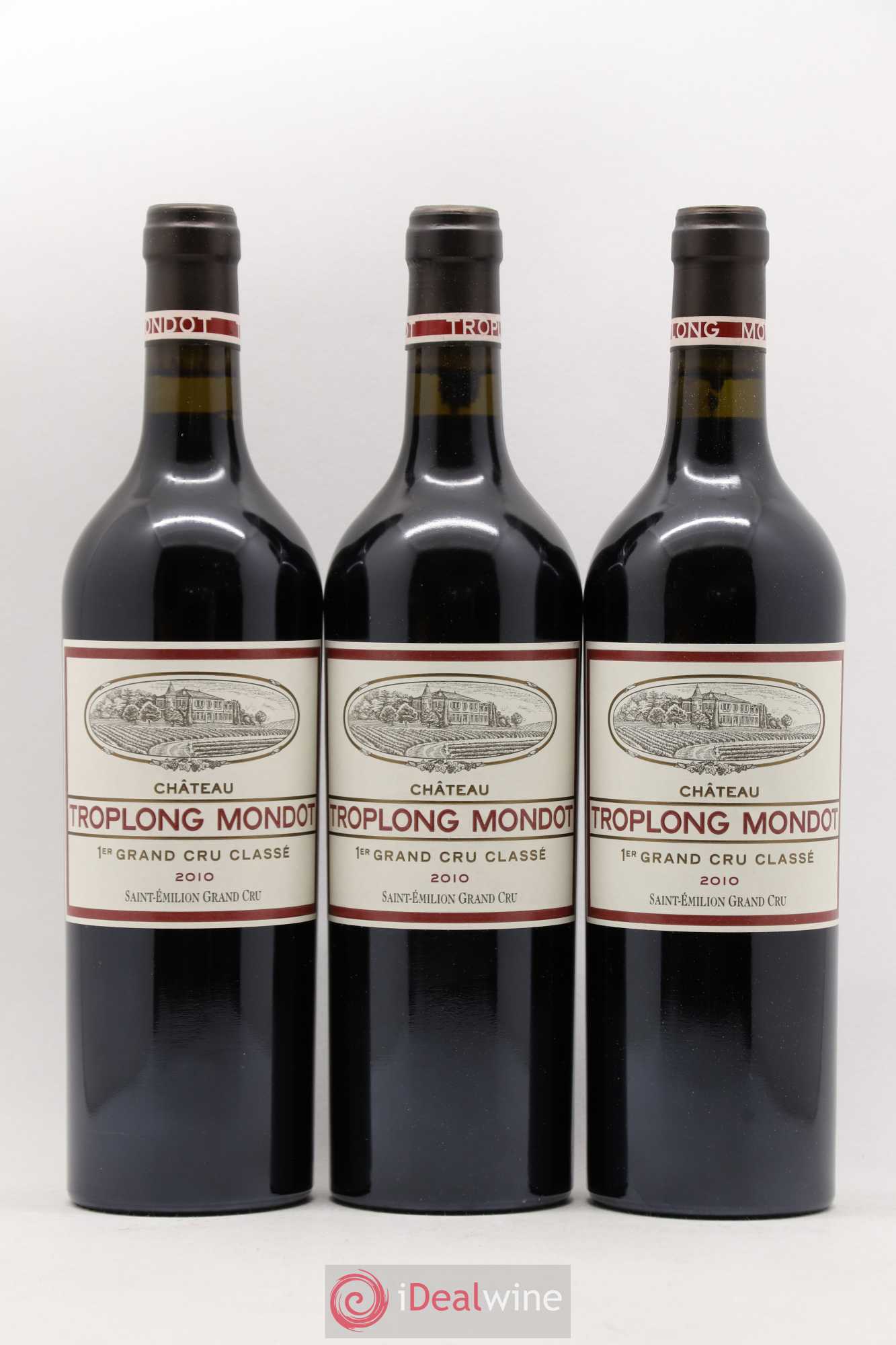 Château Troplong Mondot 1er Grand Cru Classé B 2010 - Lot de 6 bouteilles - 3