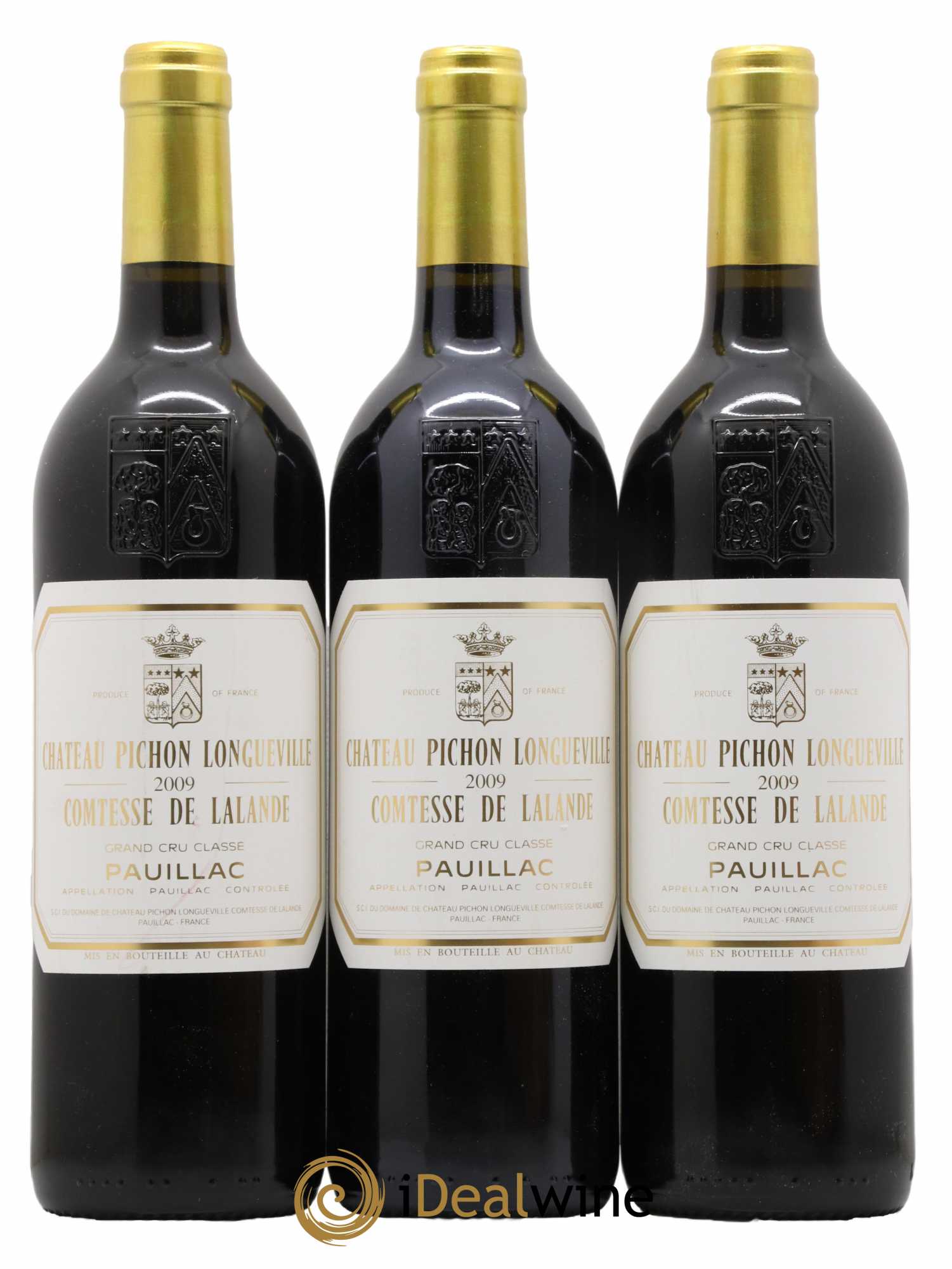 Château Pichon Longueville Comtesse de Lalande 2ème Grand Cru Classé 2009 - Lot de 3 bouteilles - 0