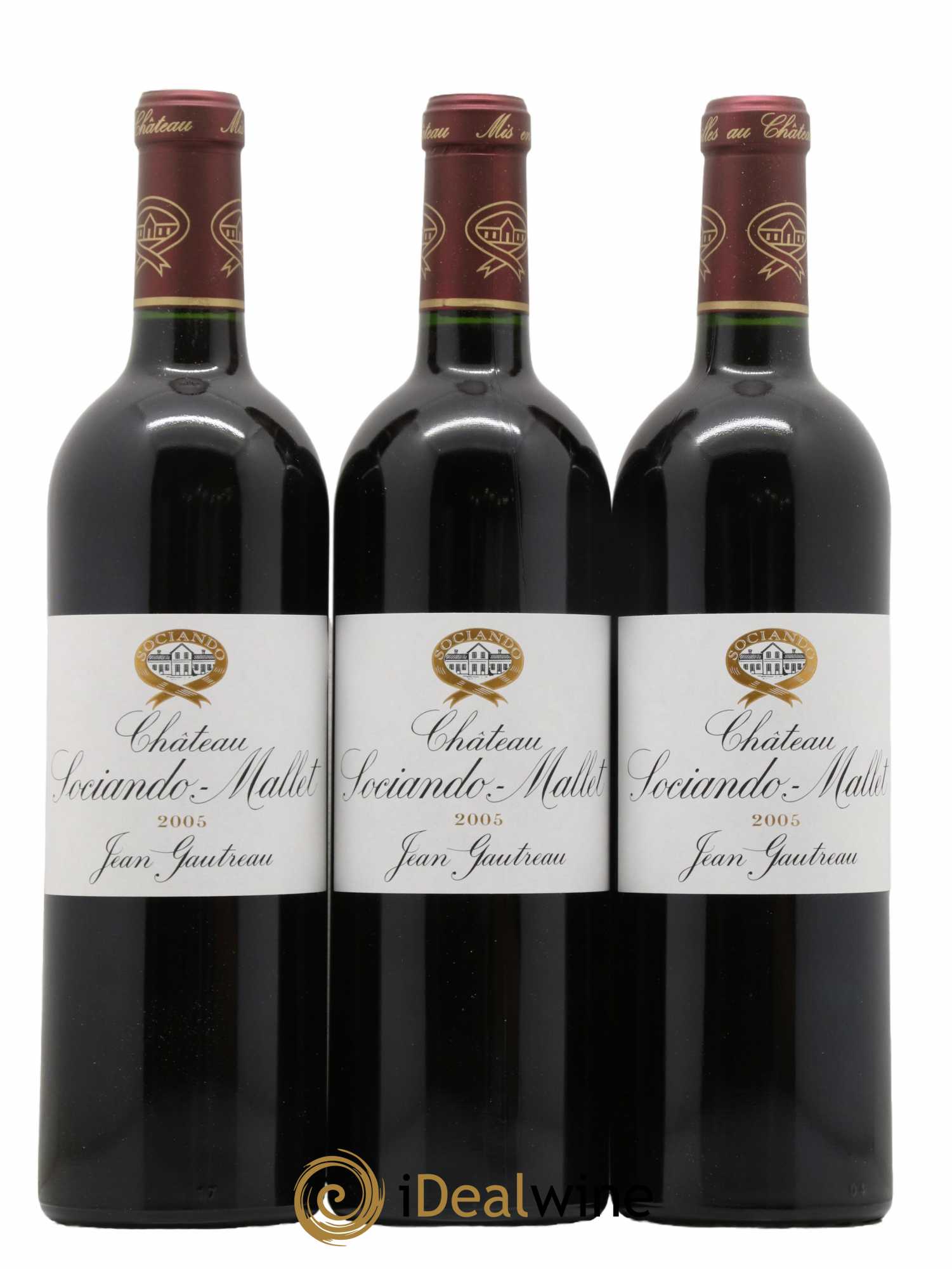 Château Sociando Mallet 2005 - Lot de 12 bouteilles - 2