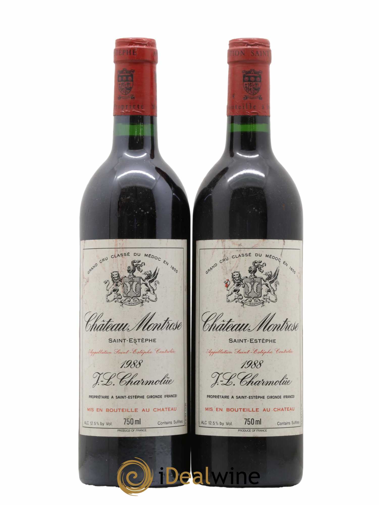 Château Montrose 2ème Grand Cru Classé 1988 - Lot de 2 bouteilles - 0
