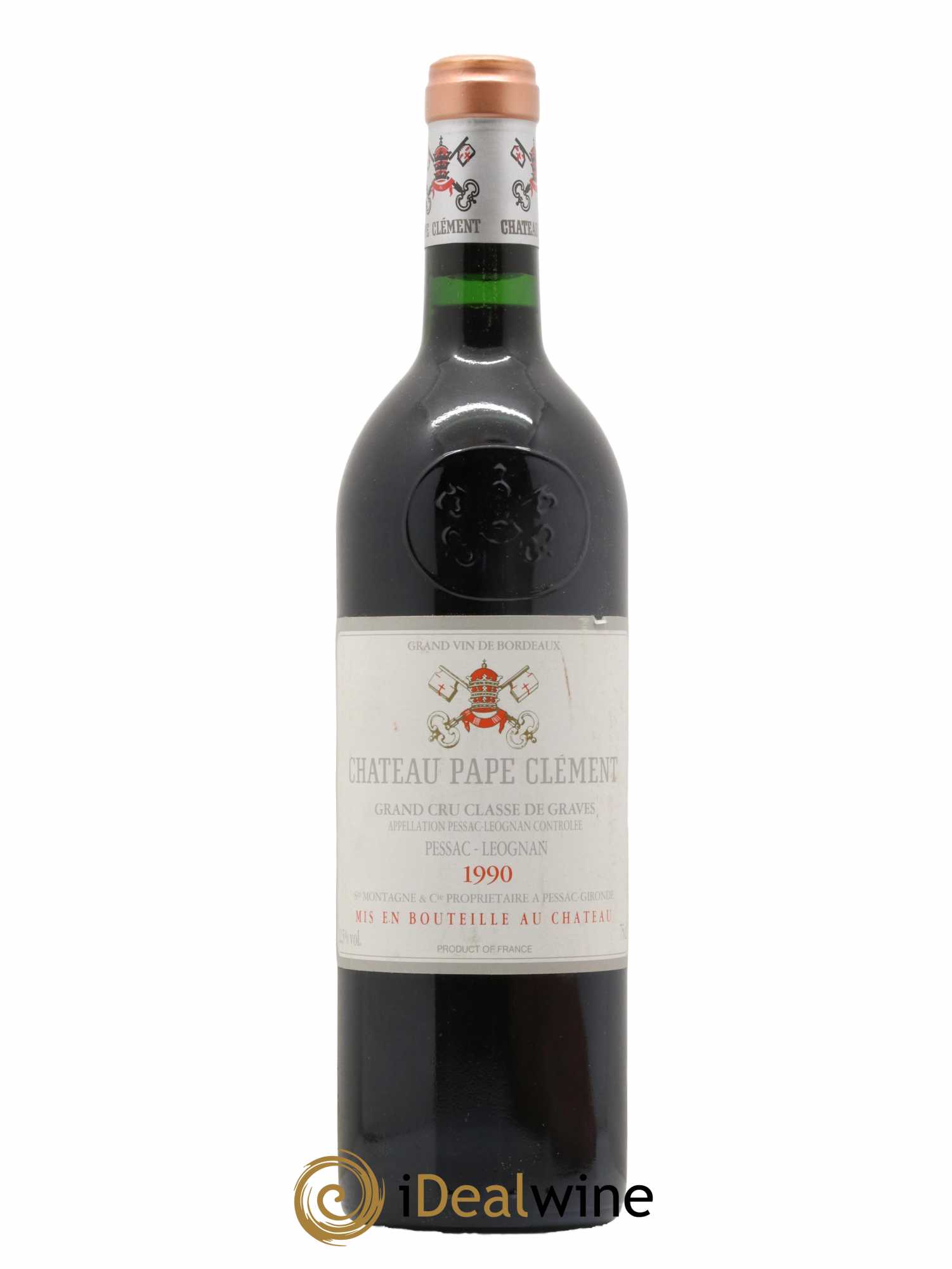 Château Pape Clément Cru Classé de Graves 1990 - Lot de 1 bouteille - 0