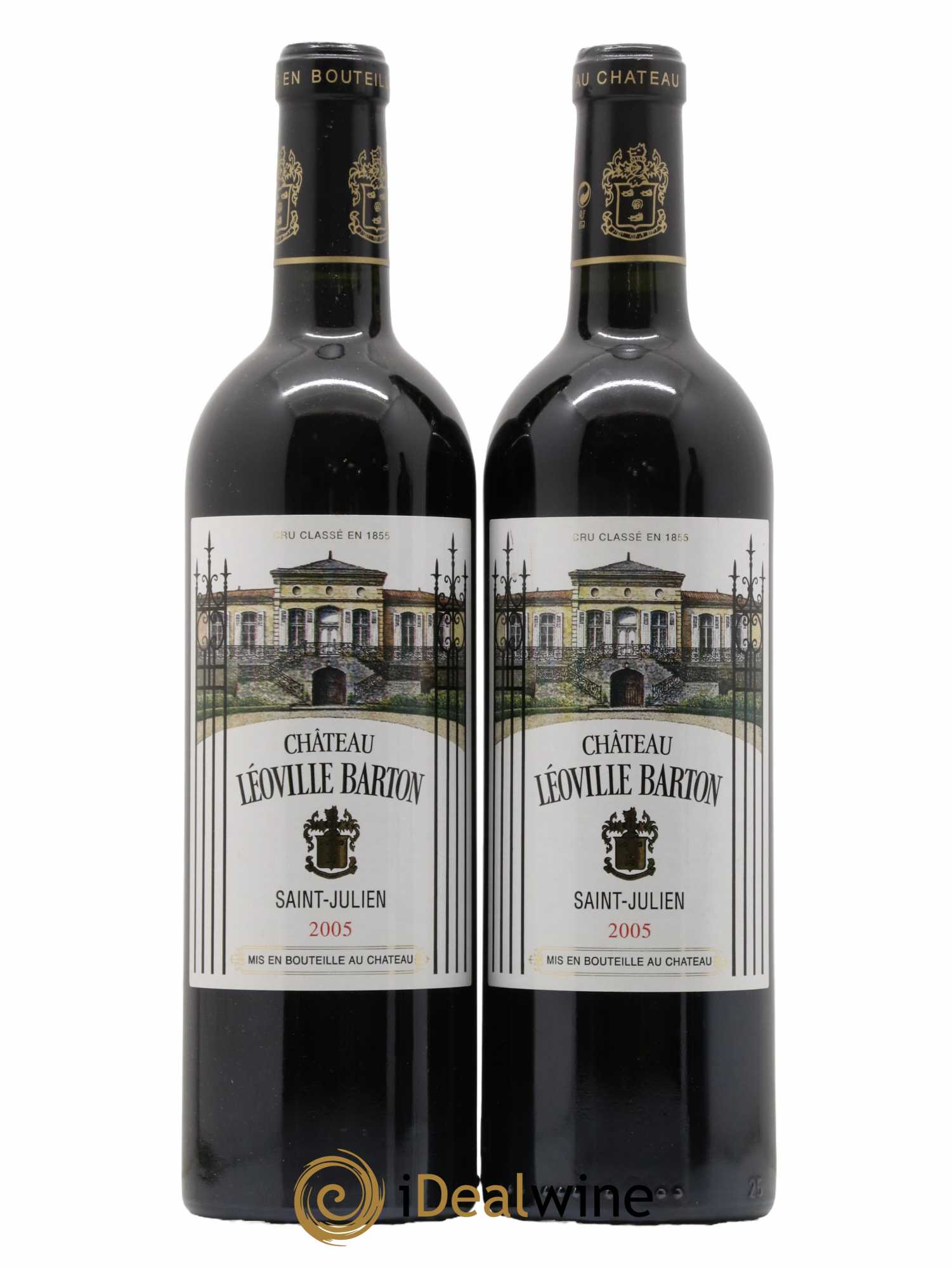 Château Léoville Barton 2ème Grand Cru Classé 2005 - Lot de 2 bouteilles - 0