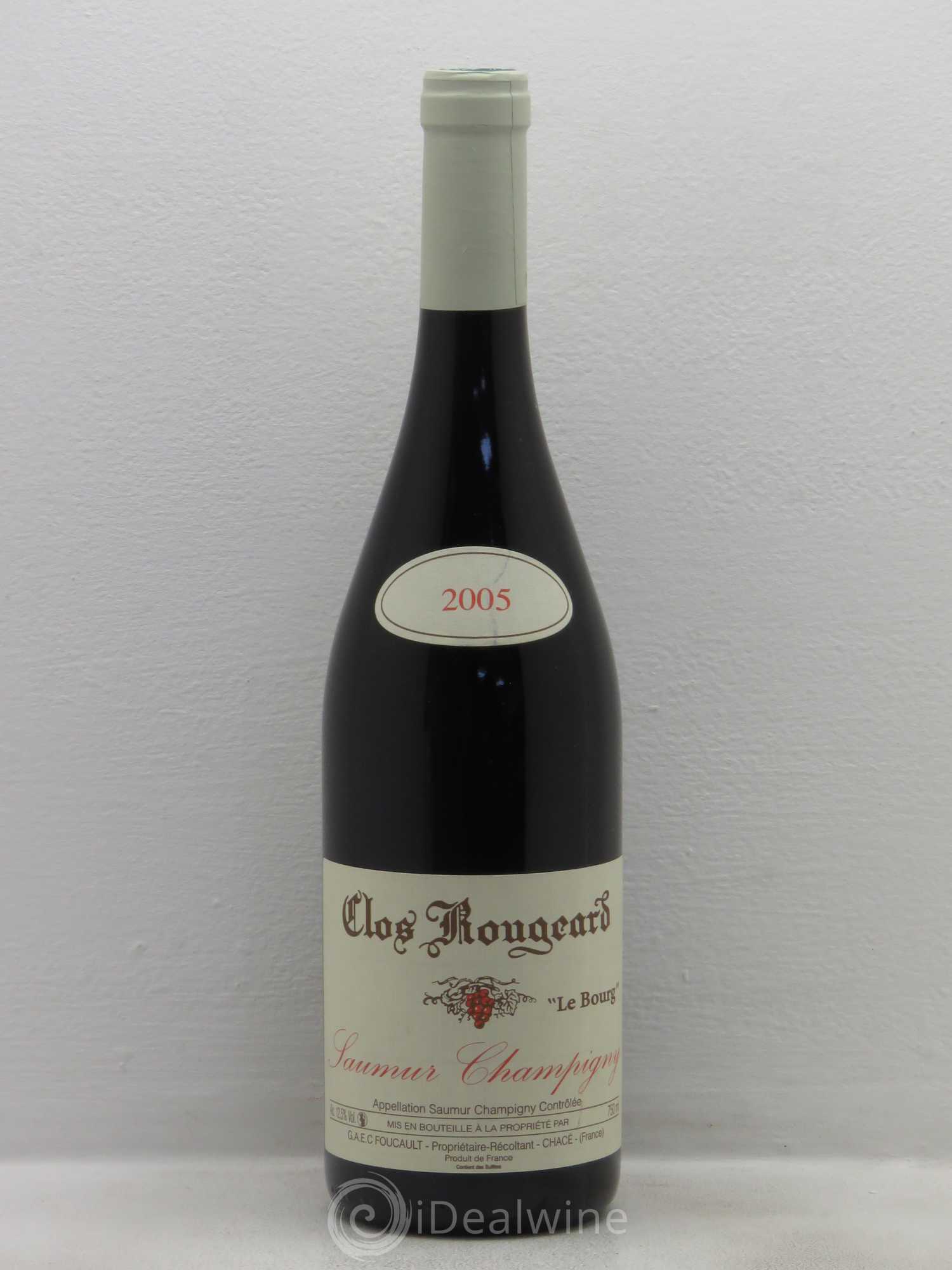 Saumur-Champigny Le Bourg Clos Rougeard 2005 - Lot de 1 bouteille - 0