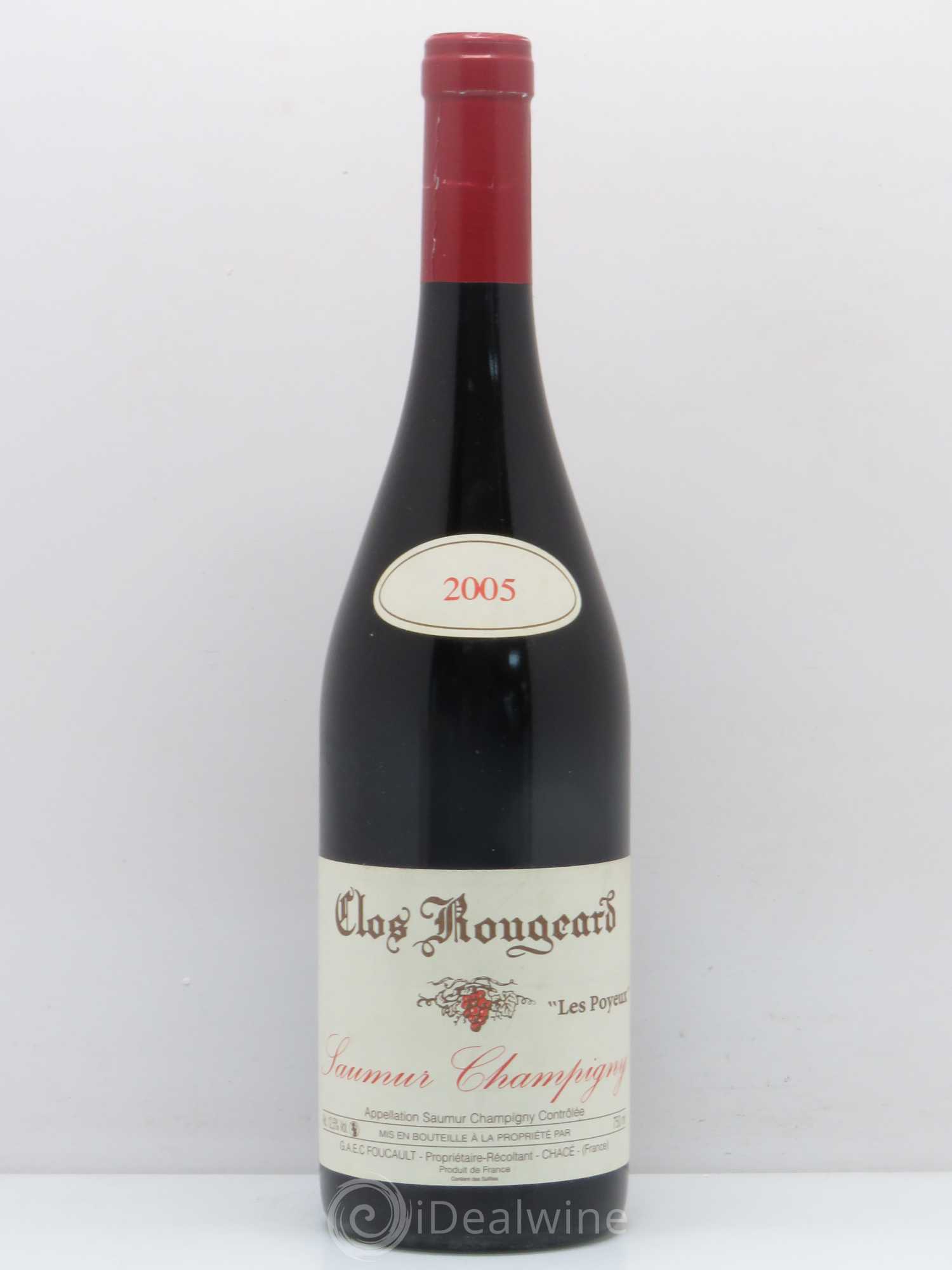 Saumur-Champigny Les Poyeux Clos Rougeard 2005 - Lot de 1 bouteille - 0