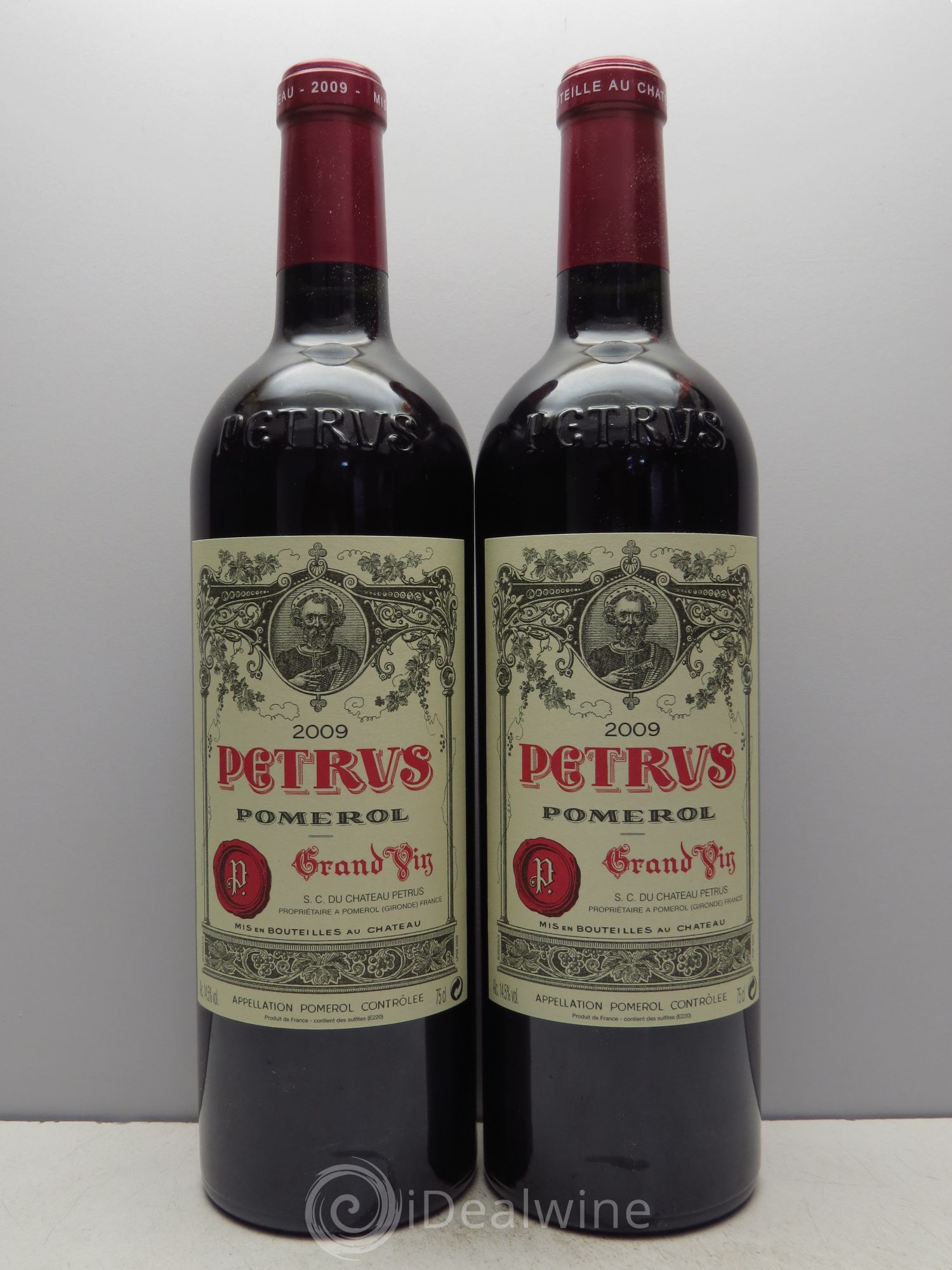 Petrus 2009 - Lot de 2 bouteilles - 0
