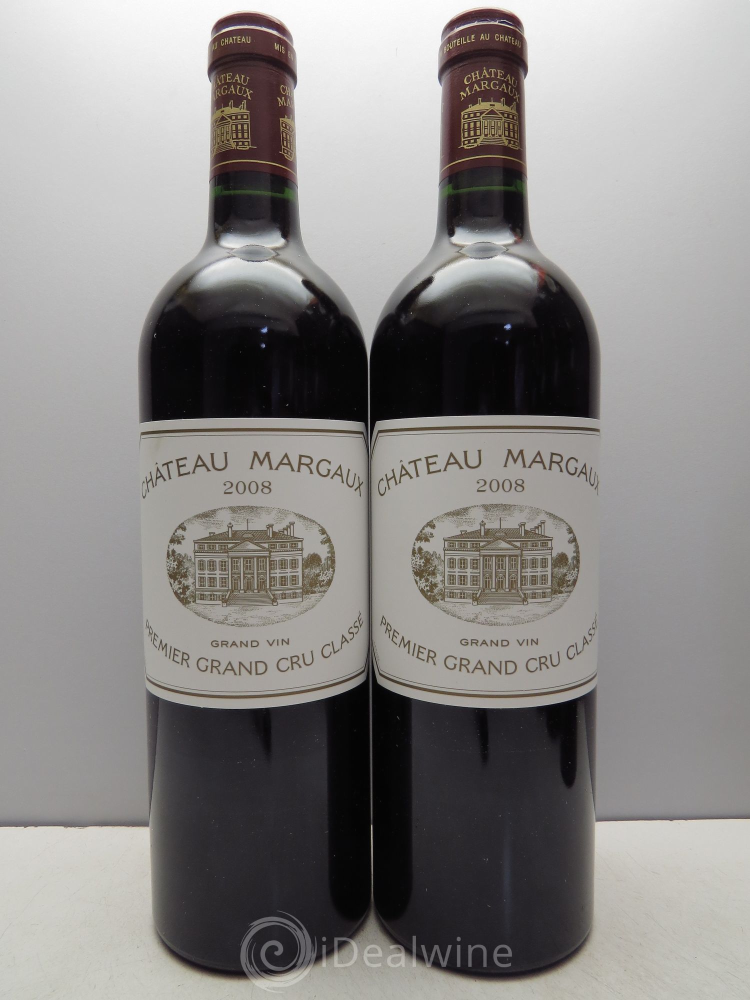 Château Margaux 1er Grand Cru Classé 2008 - Lot de 6 bouteilles - 1
