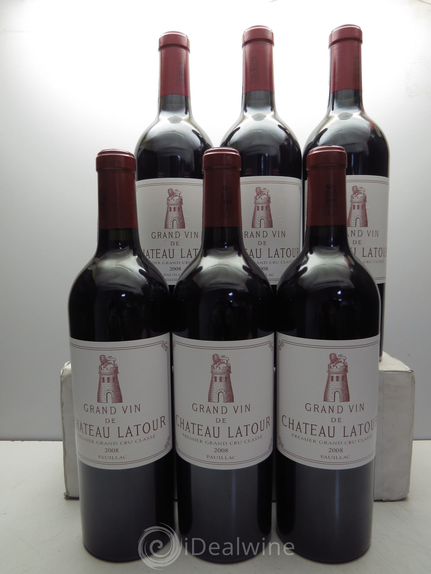 Château Latour 1er Grand Cru Classé 2008 - Lot de 6 bouteilles - 0