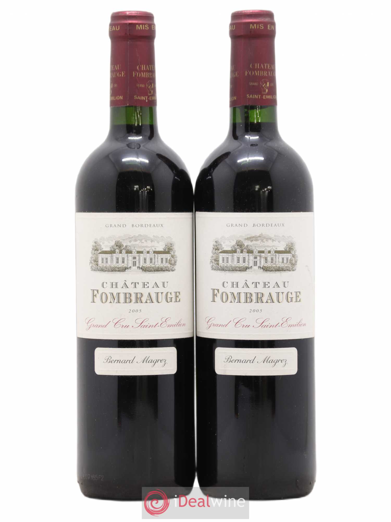Château Fombrauge Grand Cru Classé 2005 - Lot de 2 bouteilles - 0