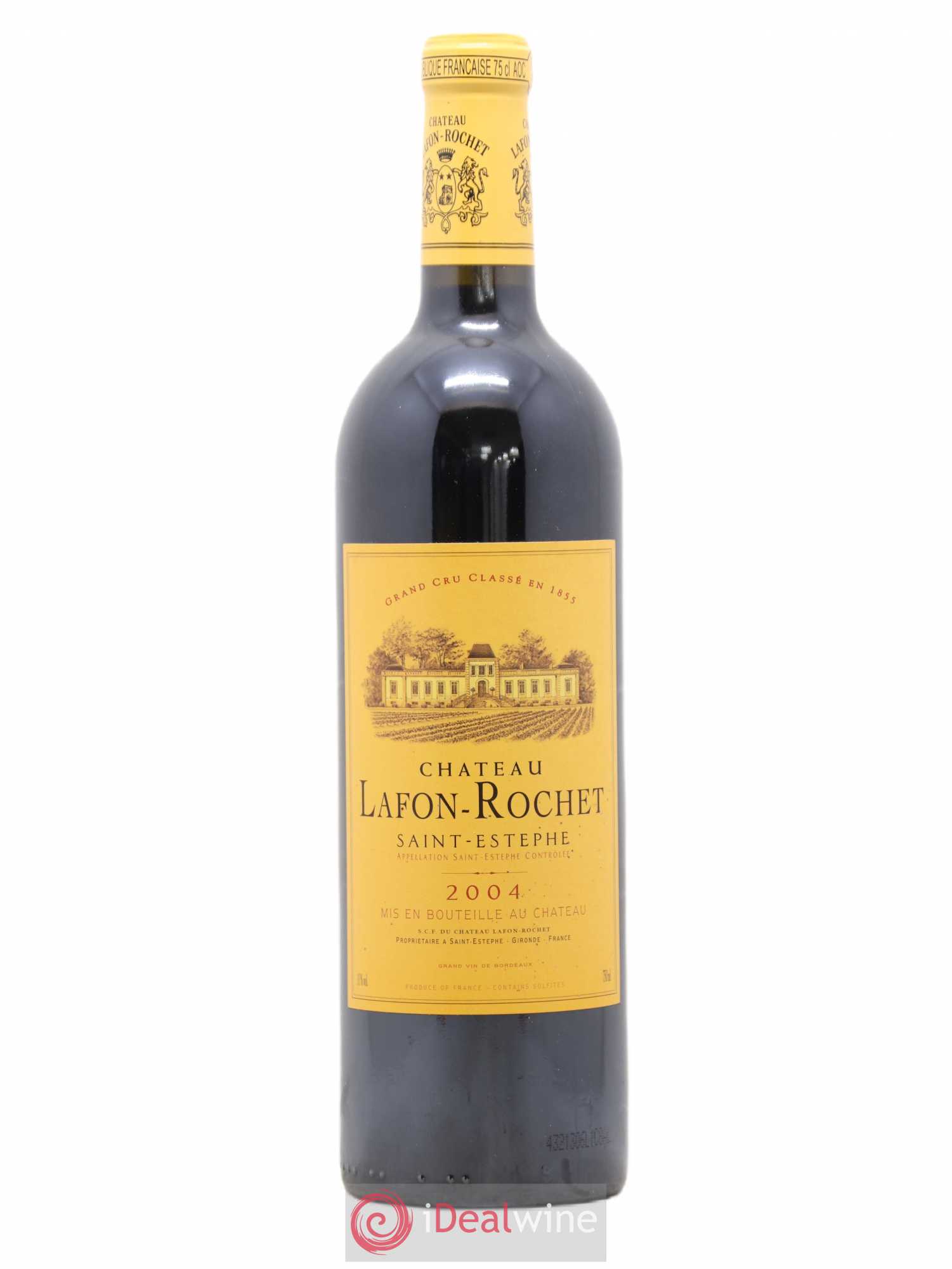 Château Lafon Rochet 4ème Grand Cru Classé 2004 - Lot de 1 bouteille - 0