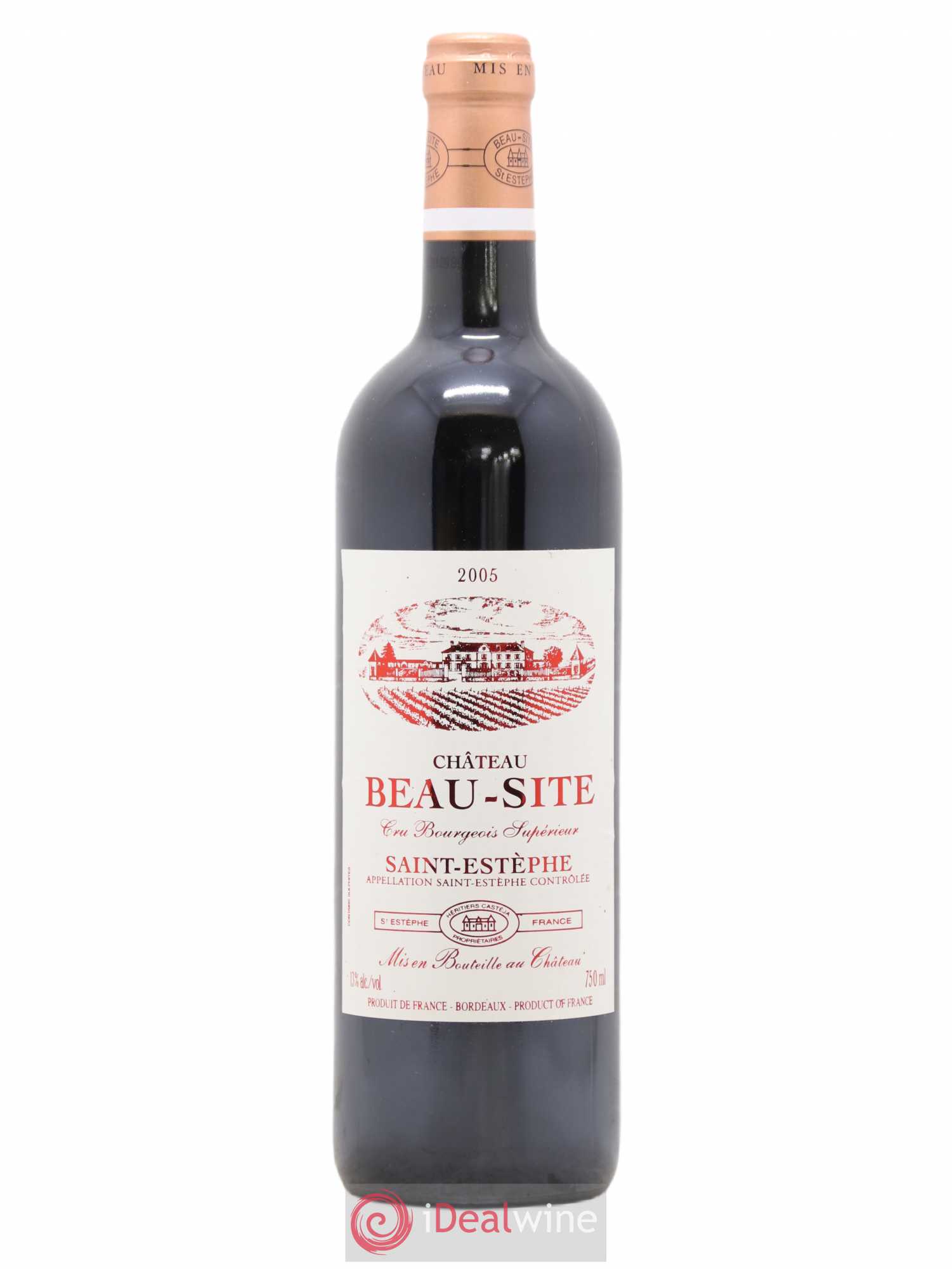 Château Beau Site Cru Bourgeois 2005 - Lot de 1 bouteille - 0