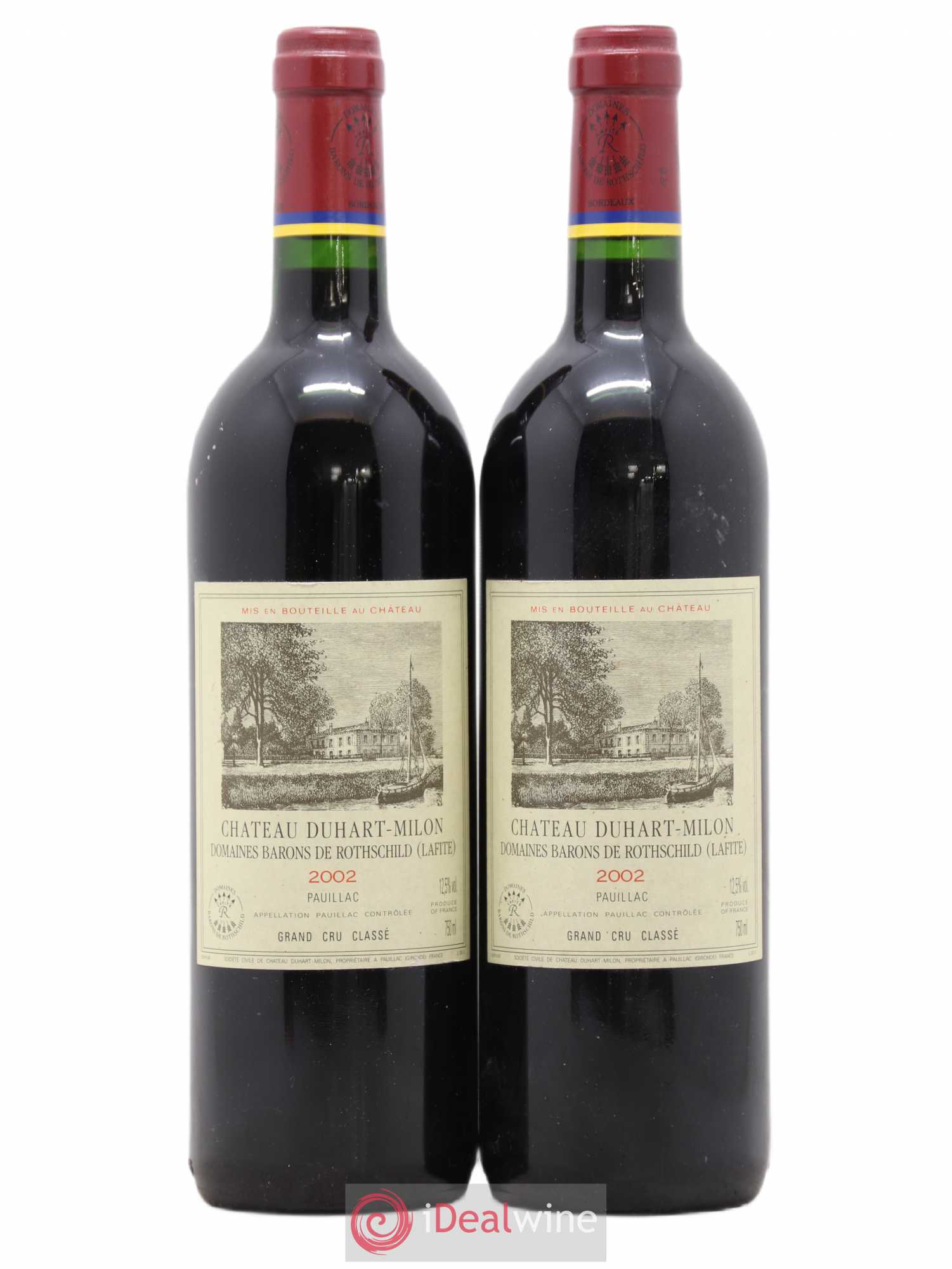 Château Duhart-Milon 4ème Grand Cru Classé 2002 - Lot de 2 bouteilles - 0