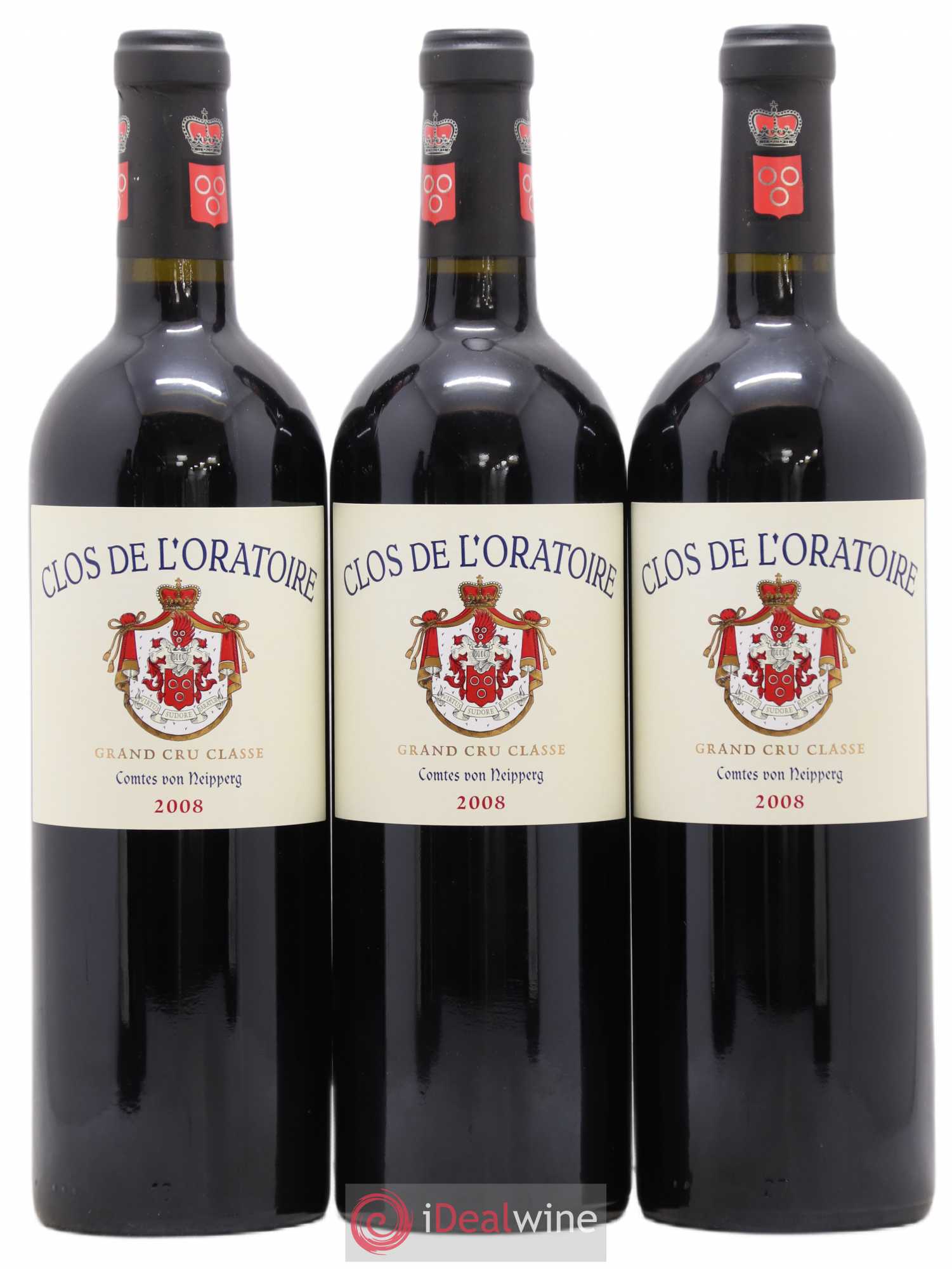 Clos de l'Oratoire Grand Cru Classé 2008 - Lot de 6 bouteilles - 1