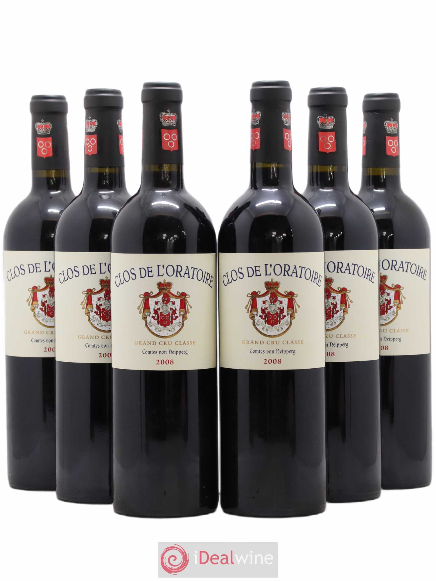 Clos de l'Oratoire Grand Cru Classé 2008 - Lot de 6 bouteilles - 0