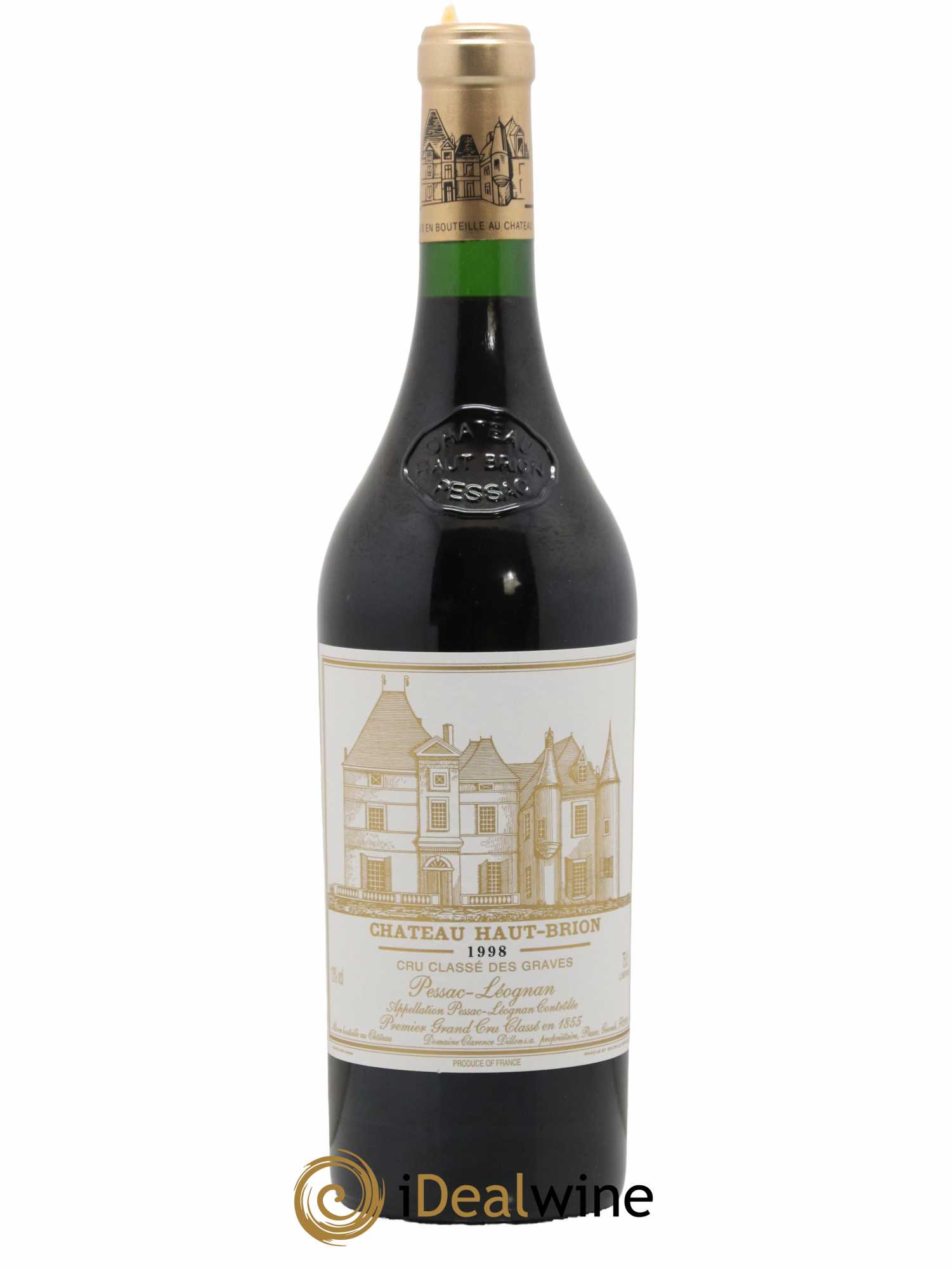 Château Haut Brion 1er Grand Cru Classé 1998 - Lot de 1 bouteille - 0