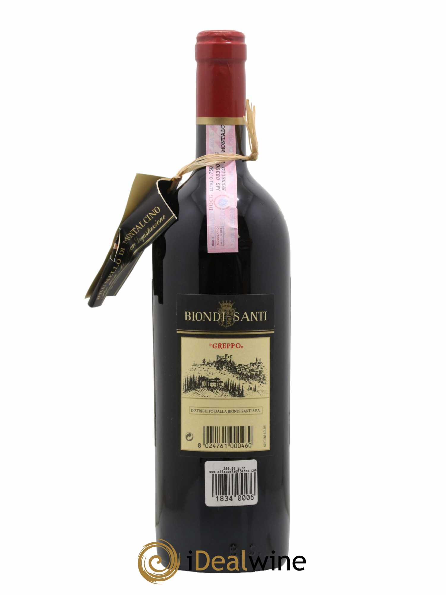 Brunello di Montalcino DOCG Riserva Biondi-Santi Tenuta Greppo 2001 - Posten von 1 Flasche - 1