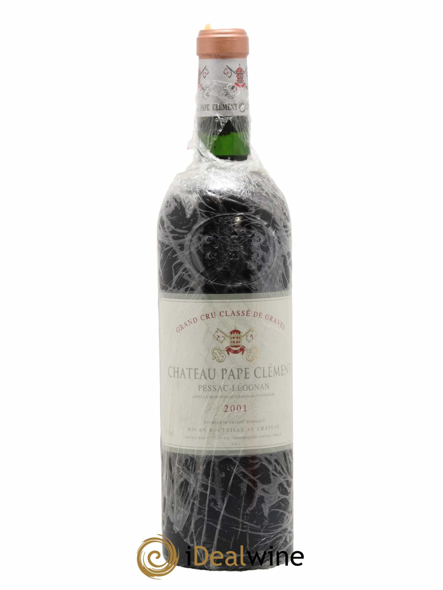 Château Pape Clément Cru Classé de Graves 2001 - Lot de 1 bouteille - 0