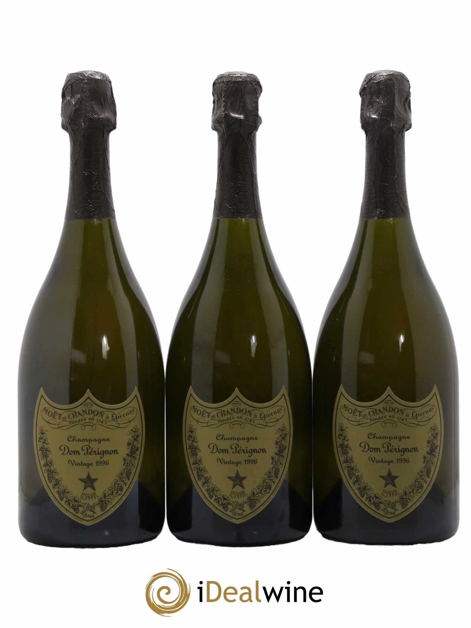 Brut Dom Pérignon 1996 - Lot de 3 bouteilles - 0