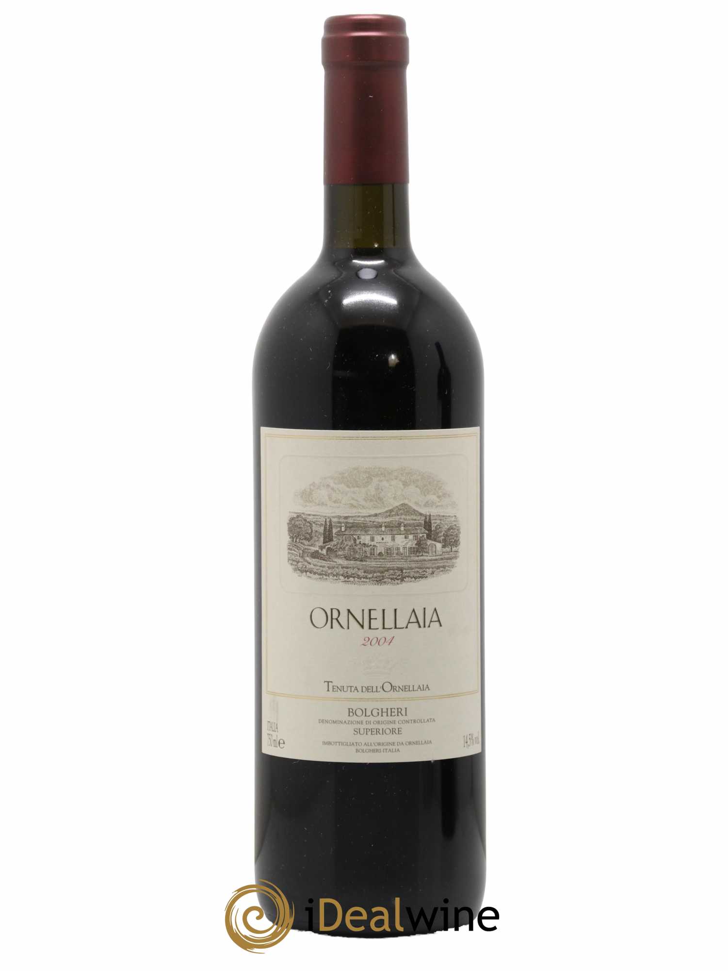 Bolgheri DOC Superiore Ornellaia Tenuta Dell'Ornellaia - Frescobaldi 2004 - Lot de 1 bouteille - 0