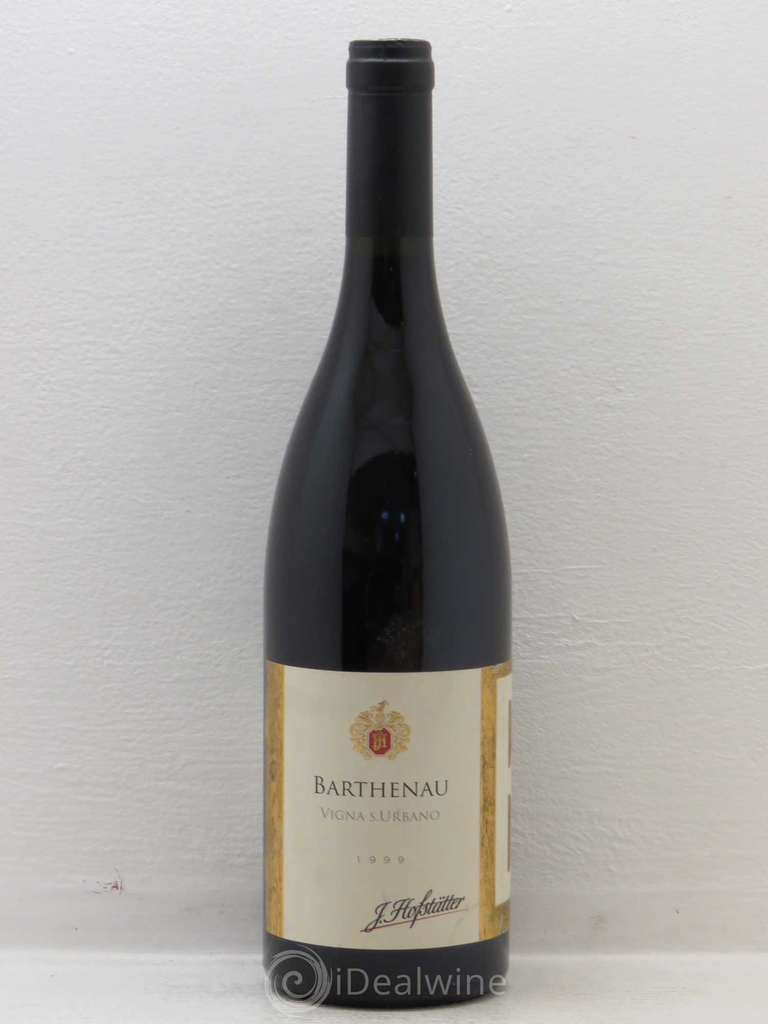 Italie DOC Sudtirol Alto Adige - Vigna Hoffstätter Barthenau Vigna S.Urbano Pinot Nero 1999 - Posten von 1 Flasche - 0