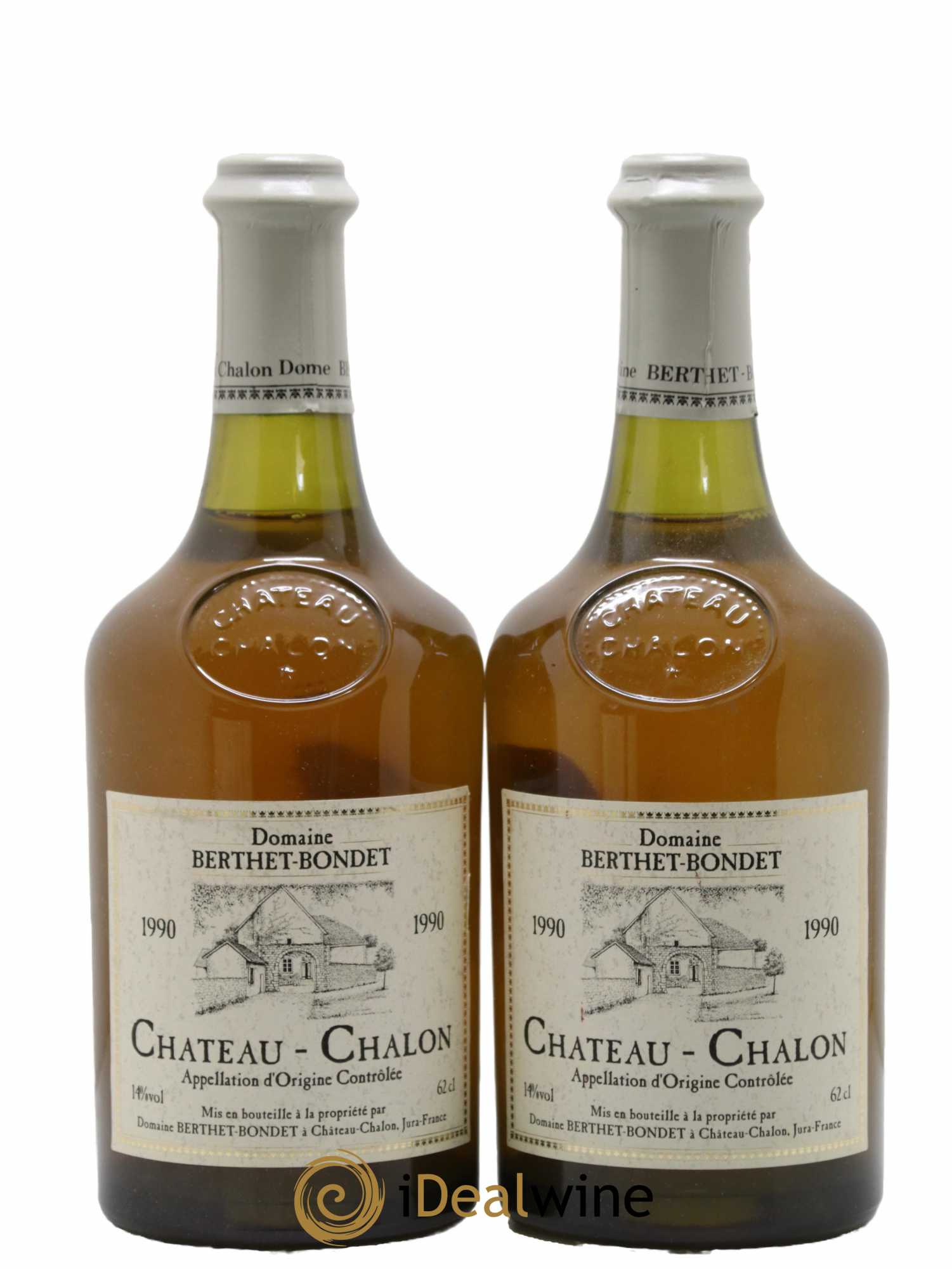 Château-Chalon Berthet-Bondet 1990 - Lot de 2 bouteilles - 0