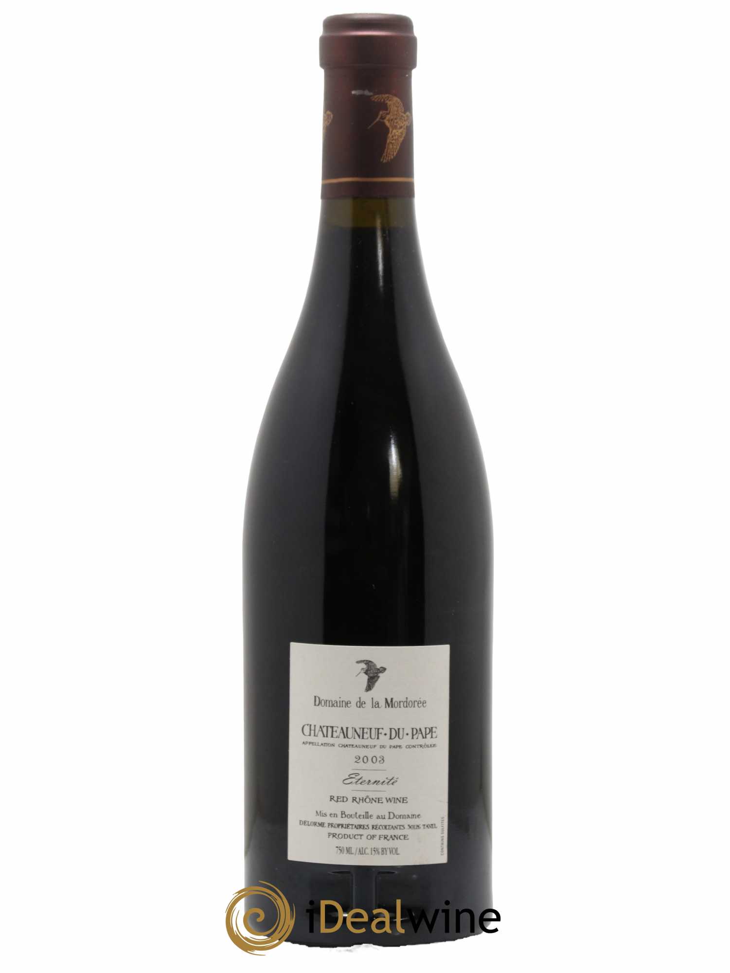 Châteauneuf-du-Pape La Plume du Peintre La Mordorée (Domaine de) 2003 - Lot de 1 bouteille - 1