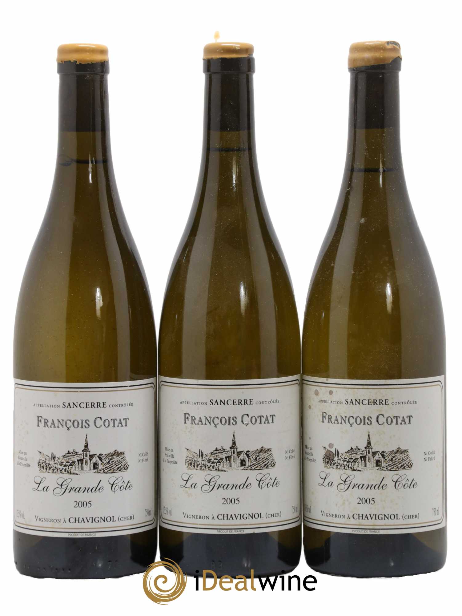 Sancerre La Grande Côte François Cotat 2005 - Lot de 3 bouteilles - 0