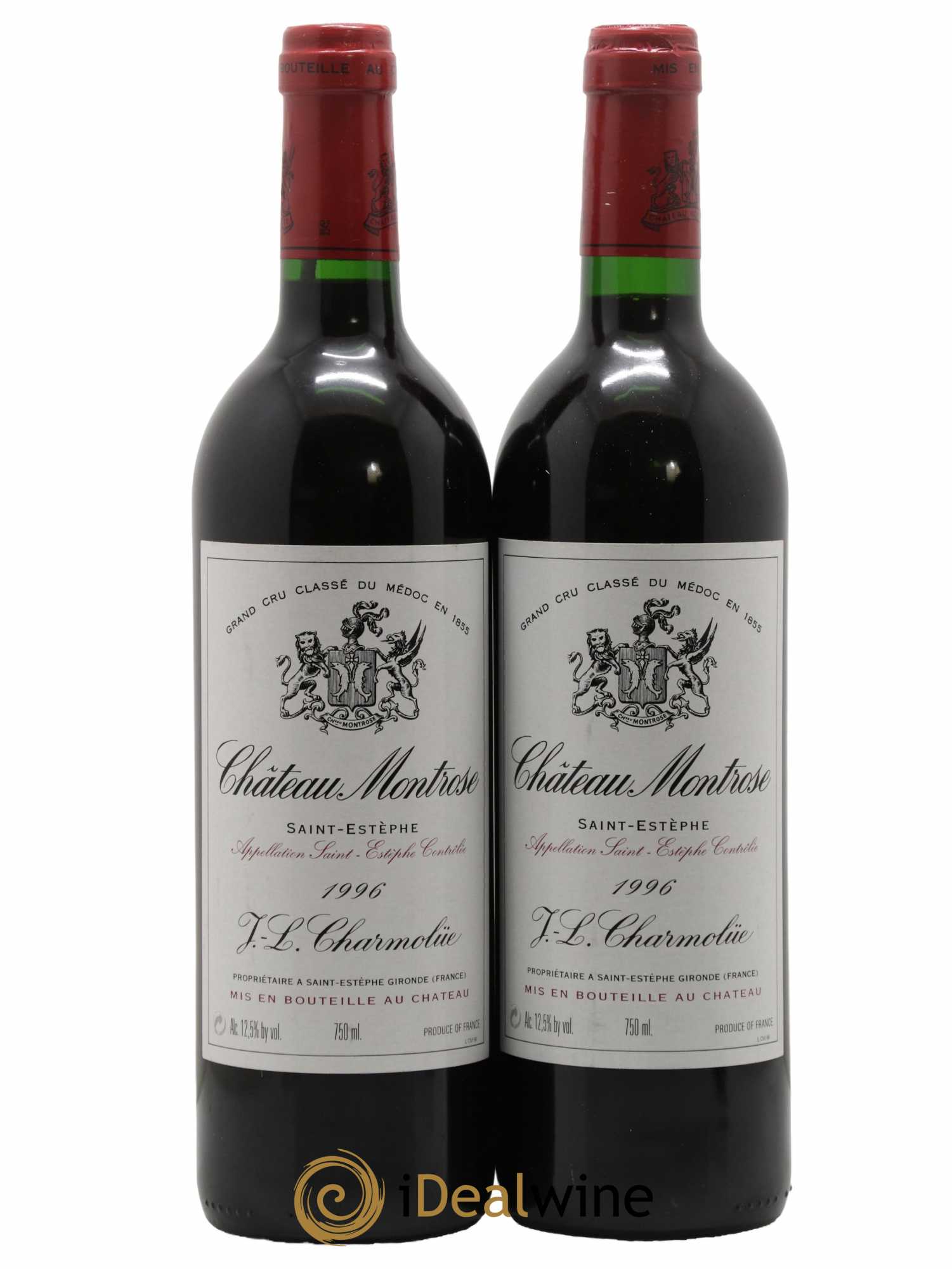 Château Montrose 2ème Grand Cru Classé 1996 - Lot de 2 bouteilles - 0
