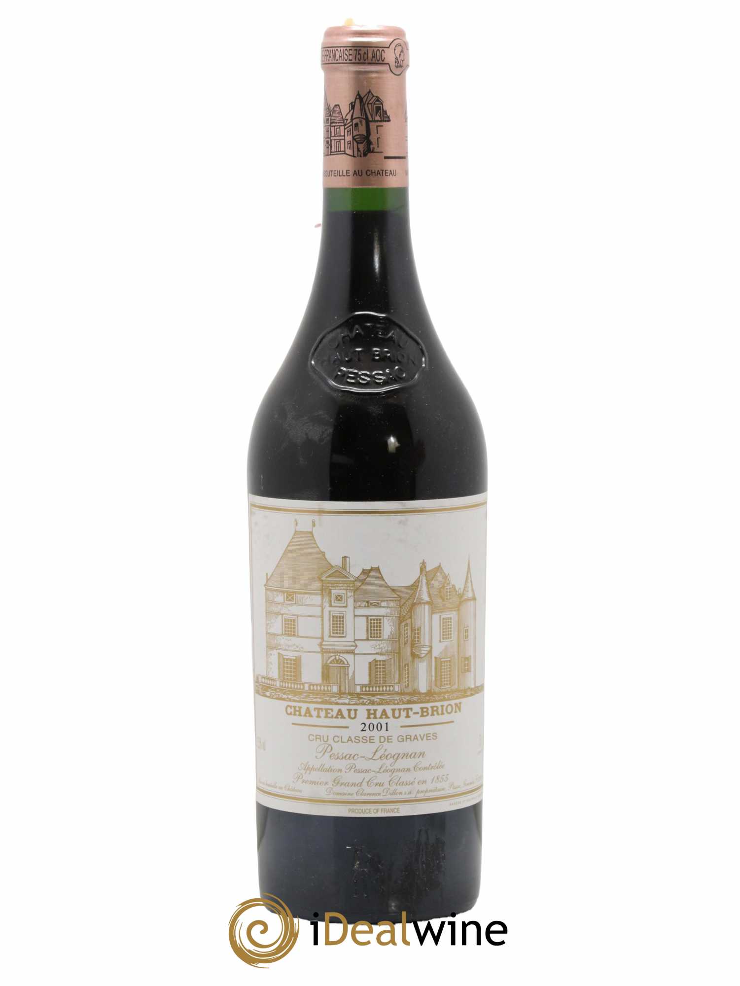 Château Haut Brion 1er Grand Cru Classé 2001 - Lot de 1 bouteille - 0