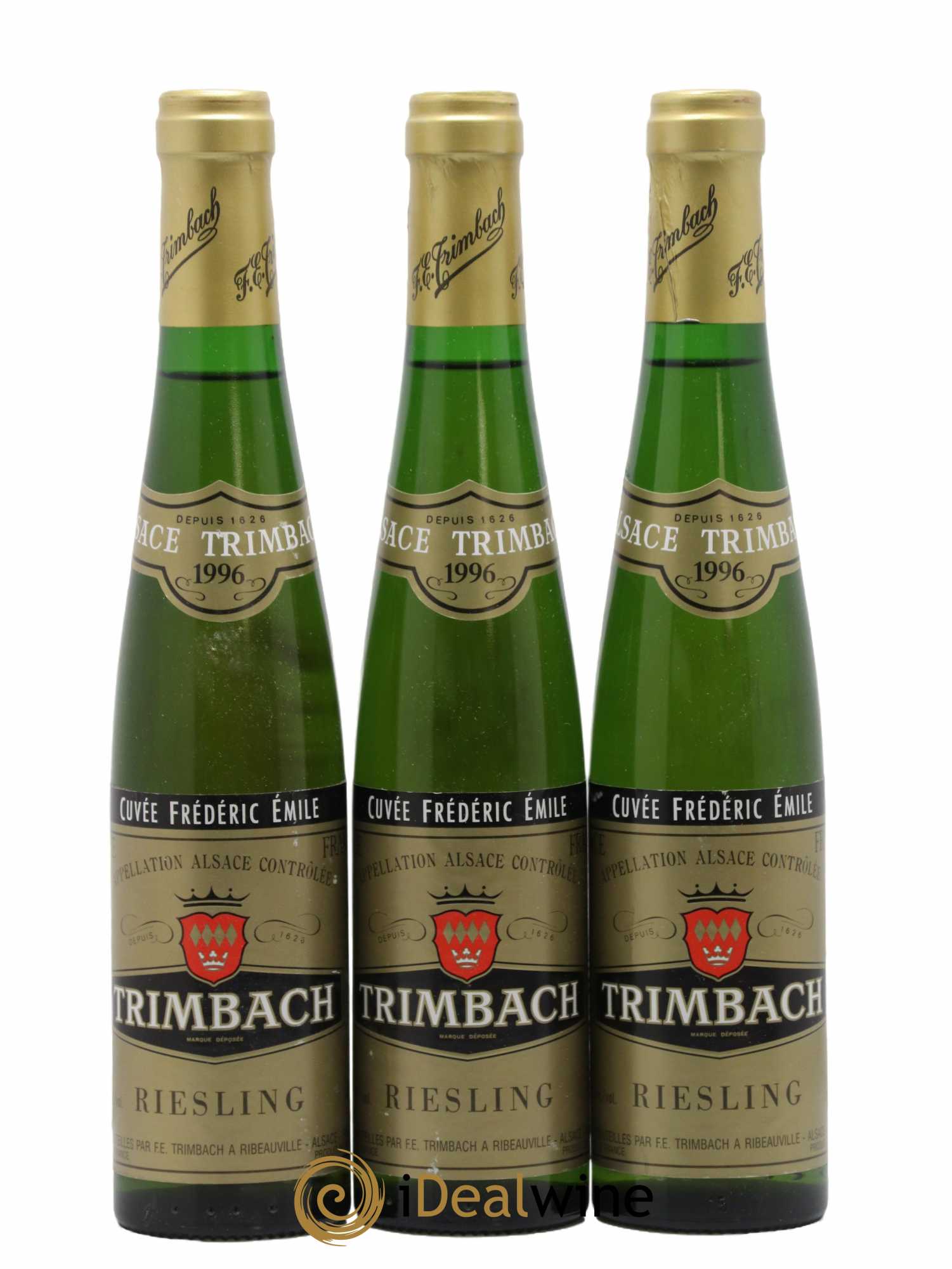Alsace Riesling Cuvée Frédéric Emile Trimbach (Domaine) 1996 - Posten von 3 Demi-Flaschen - 0