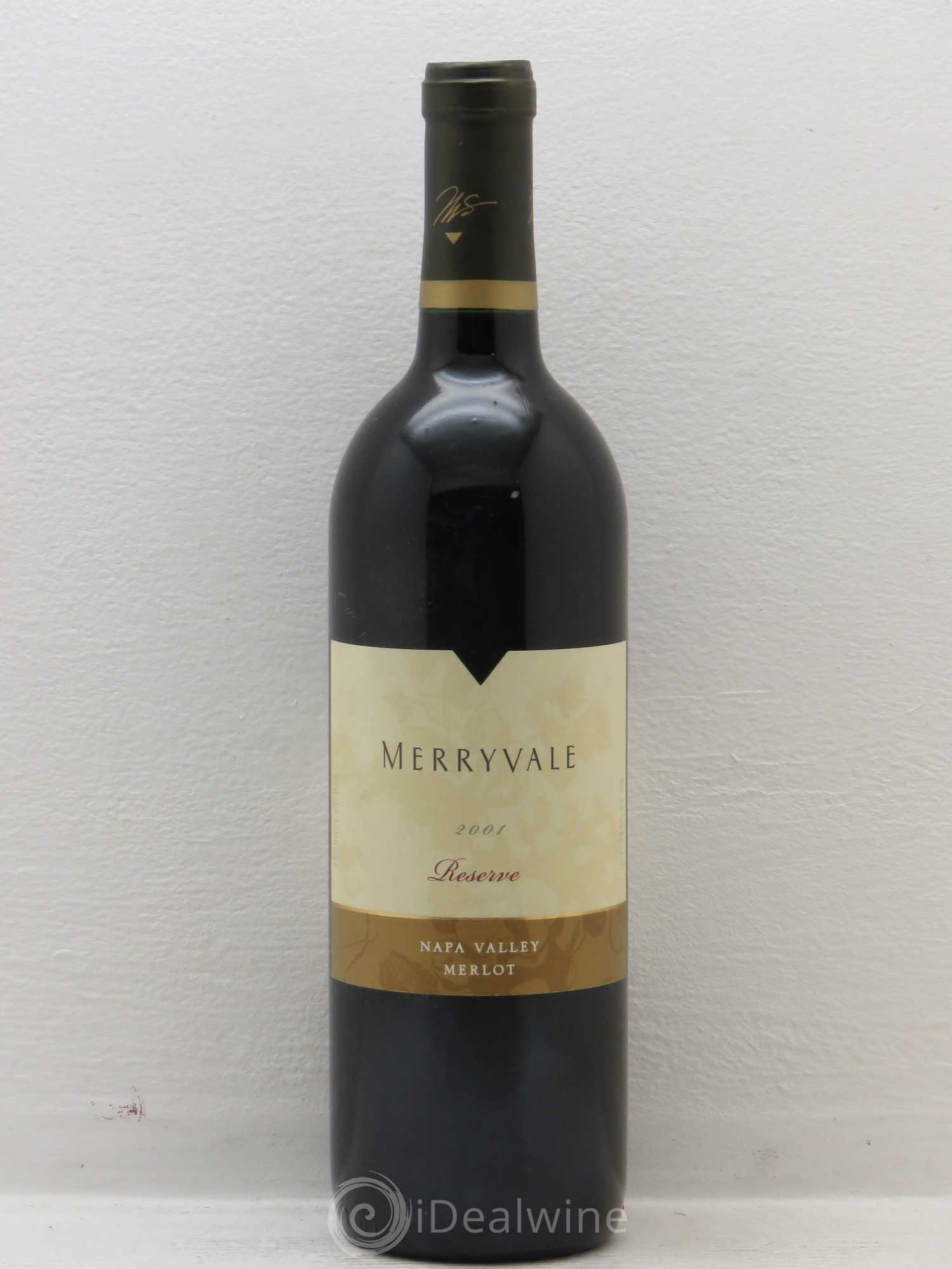 USA Napa Valley Californie Merryvale Vineyards Merlot Réserve 2001 - Posten von 1 Flasche - 0