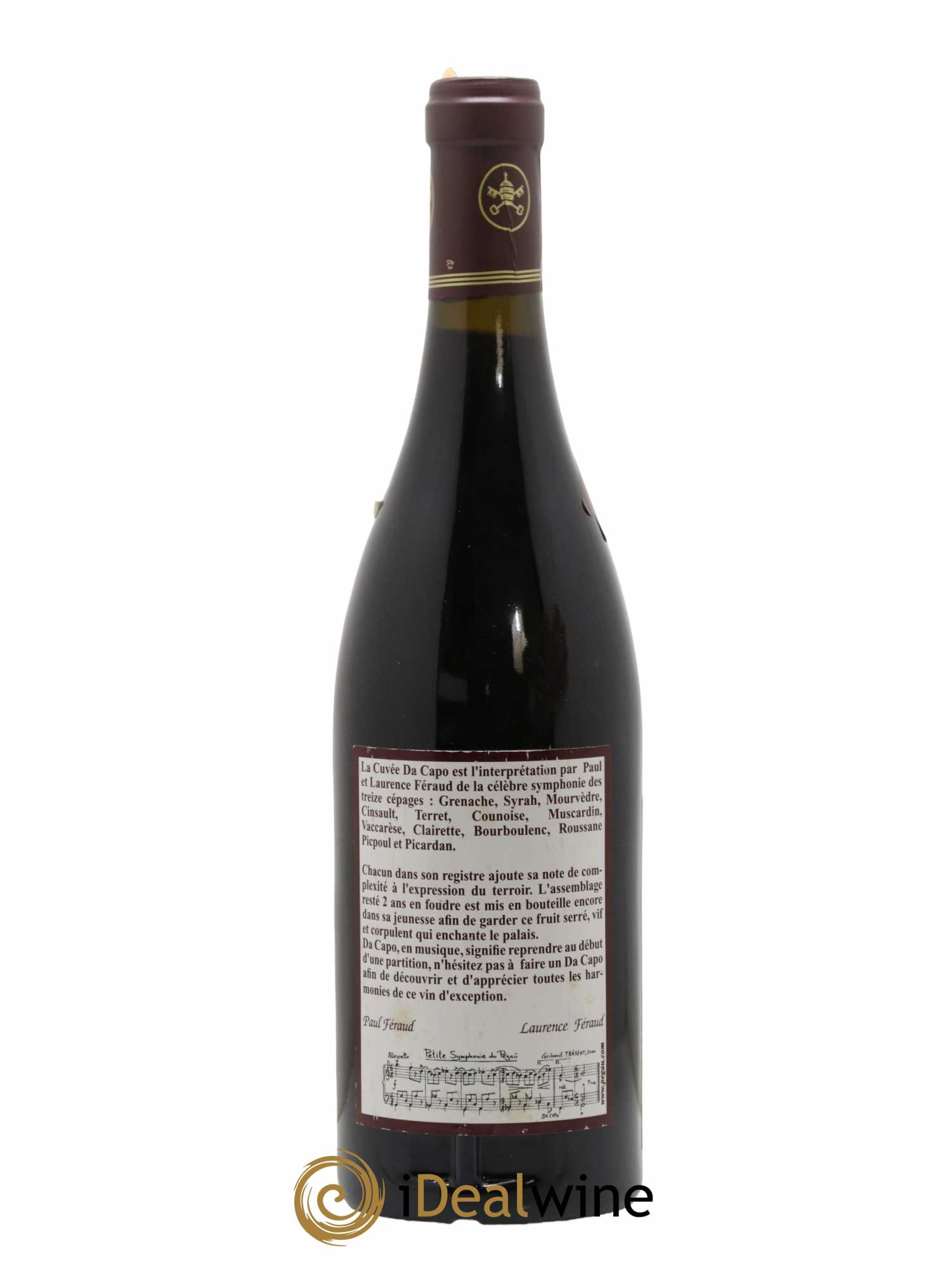 Châteauneuf-du-Pape Domaine du Pégau Cuvée Da Capo Paul et Laurence Féraud 1998 - Posten von 1 Flasche - 1