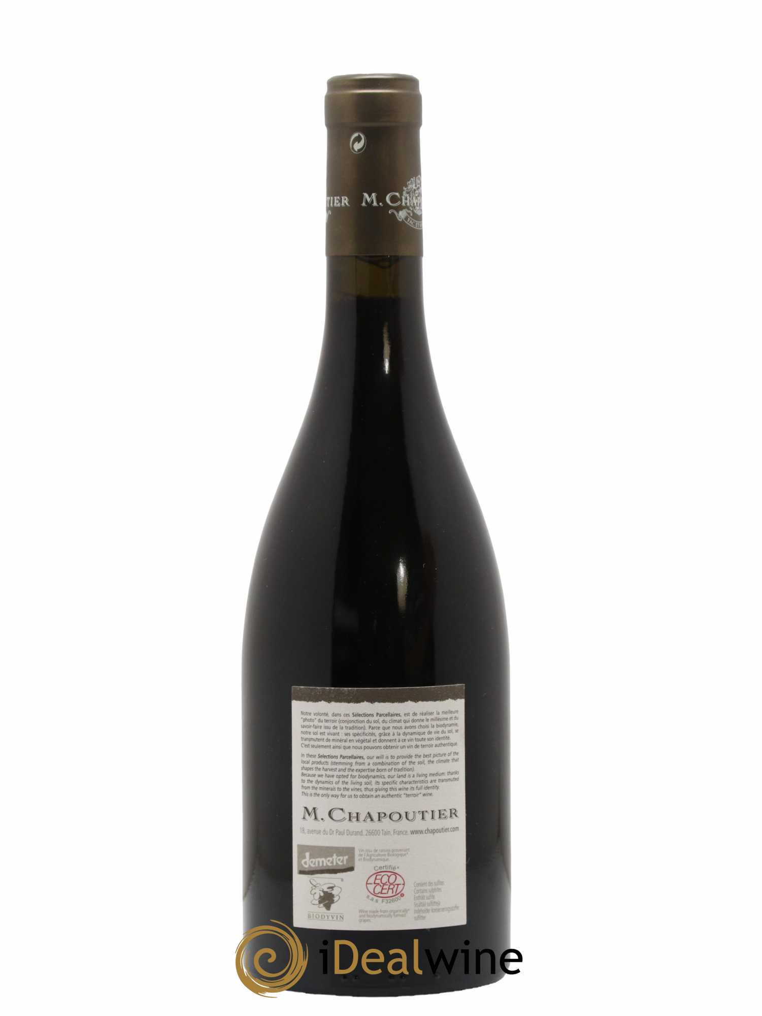 Hermitage Ermitage l'Ermite Chapoutier 2005 - Lot de 1 bouteille - 1