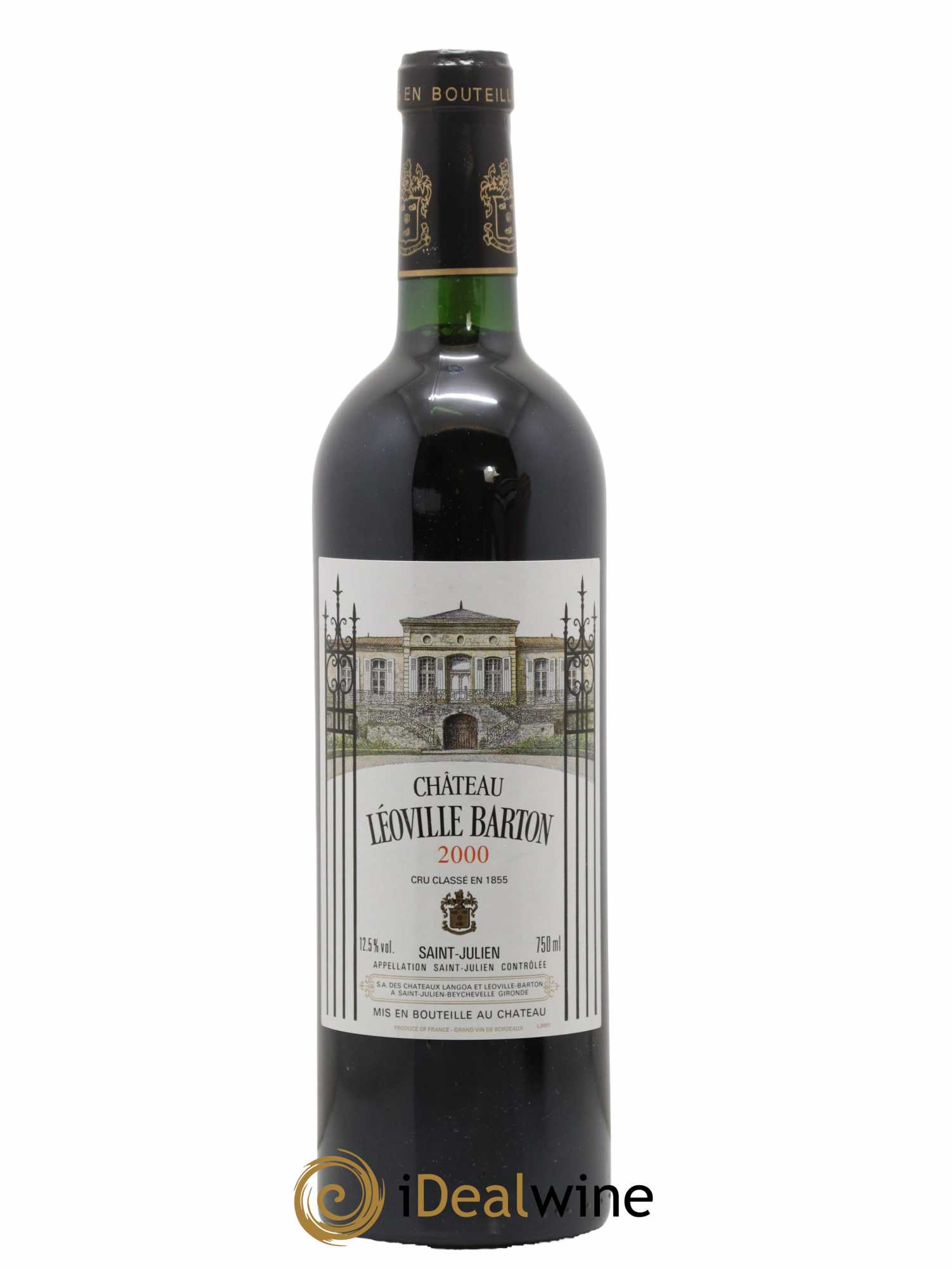 Château Léoville Barton 2ème Grand Cru Classé 2000 - Lot de 1 bouteille - 0