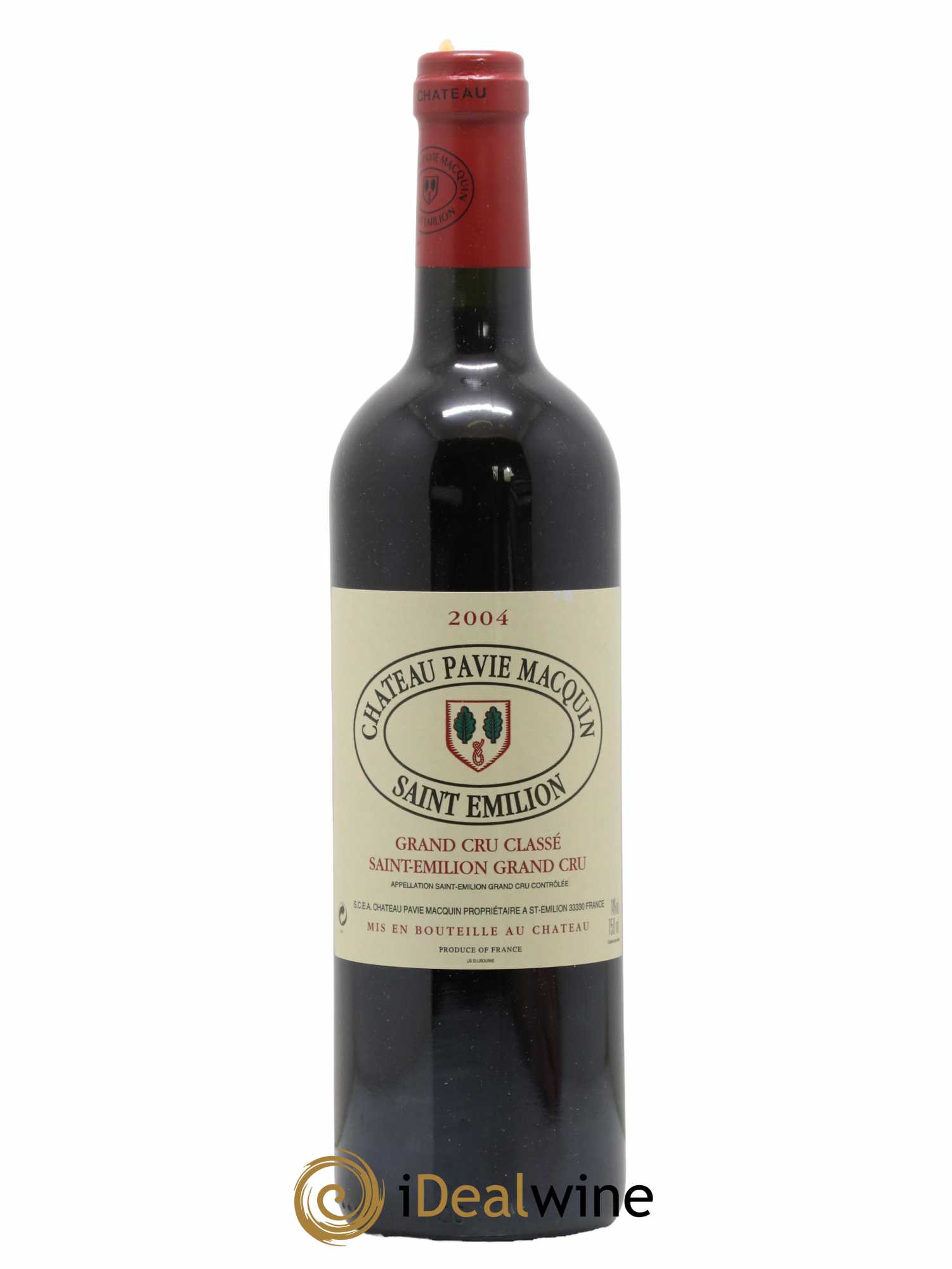 Château Pavie Macquin 1er Grand Cru Classé B 2004 - Lot de 1 bouteille - 0