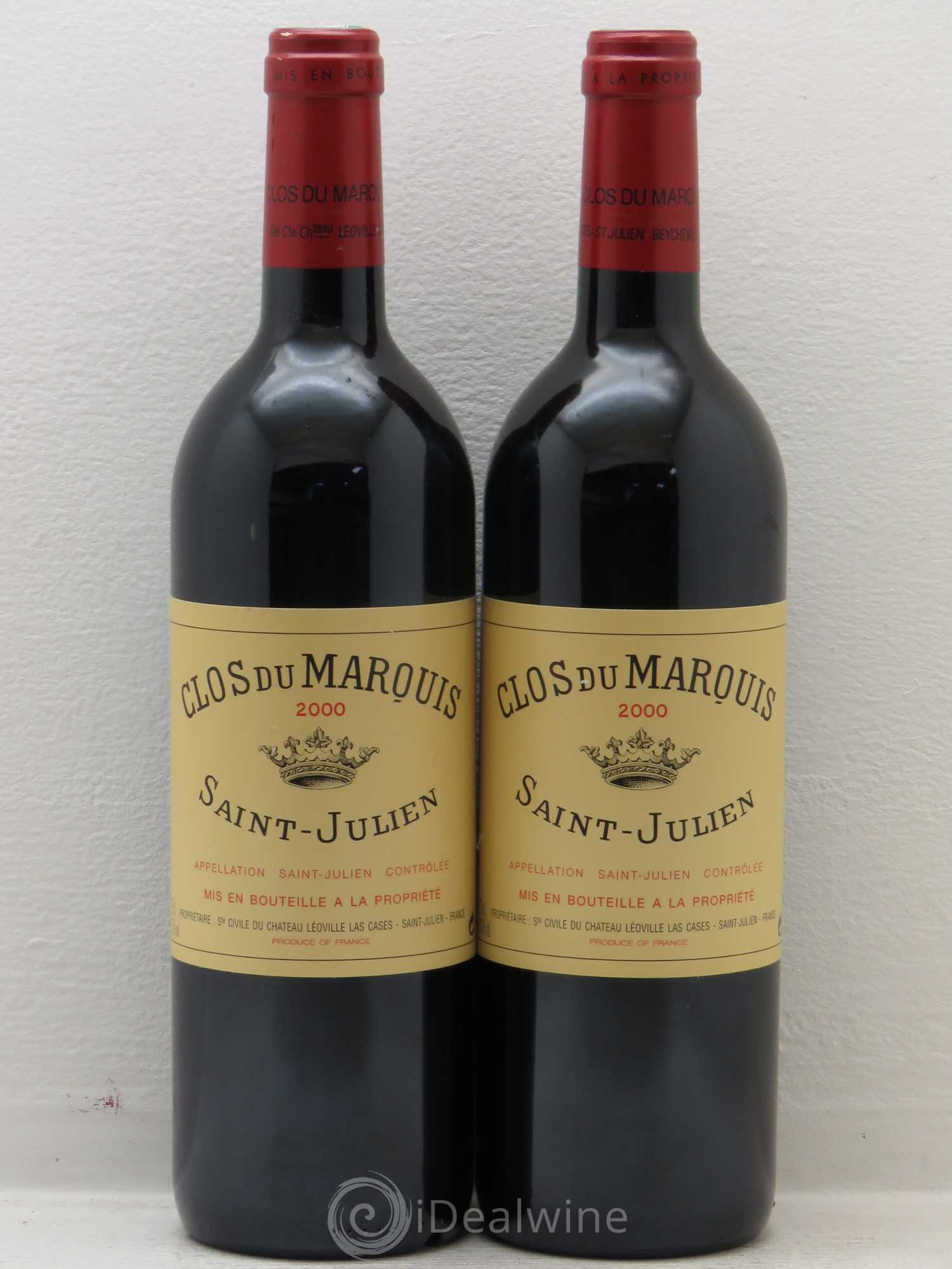 Clos du Marquis 2000 - Lot de 2 bouteilles - 0