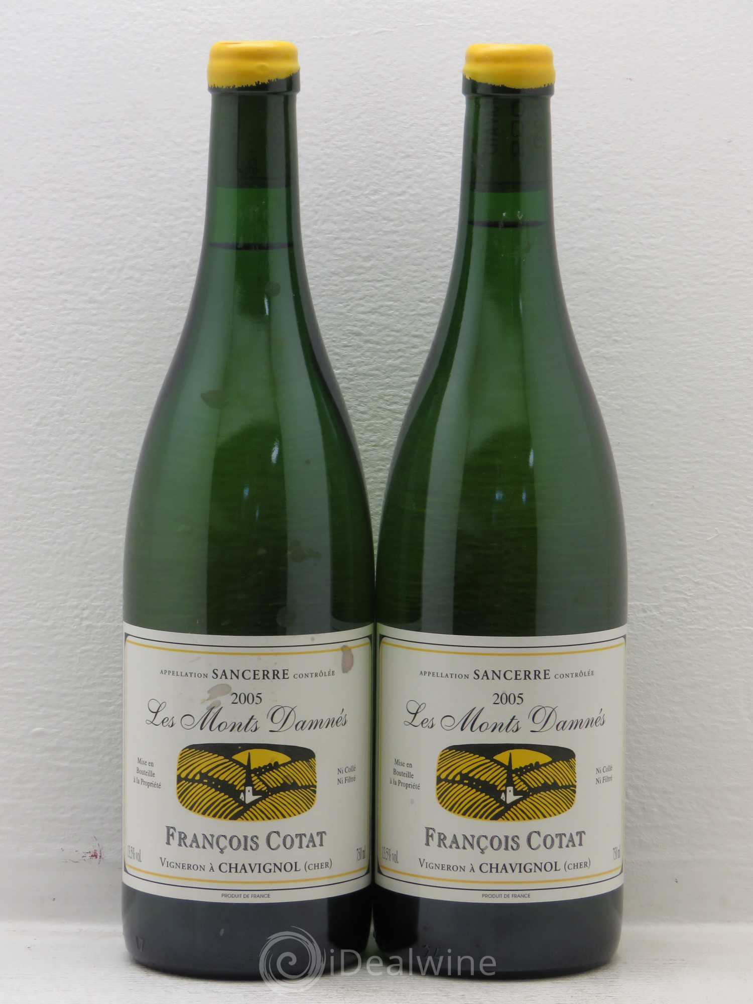 Sancerre Les Monts Damnés François Cotat 2005 - Lot de 2 bouteilles - 0