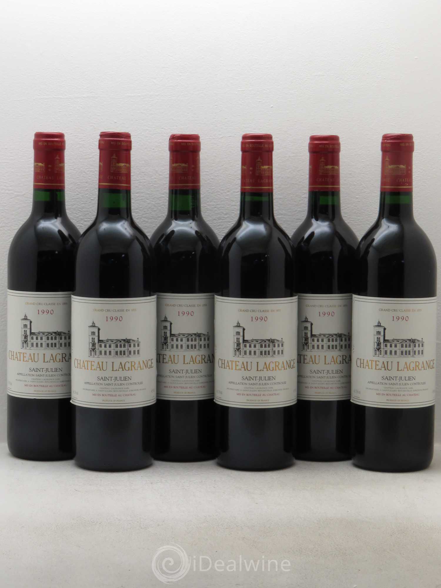 Château Lagrange 3ème Grand Cru Classé 1990 - Lot de 6 bouteilles - 0