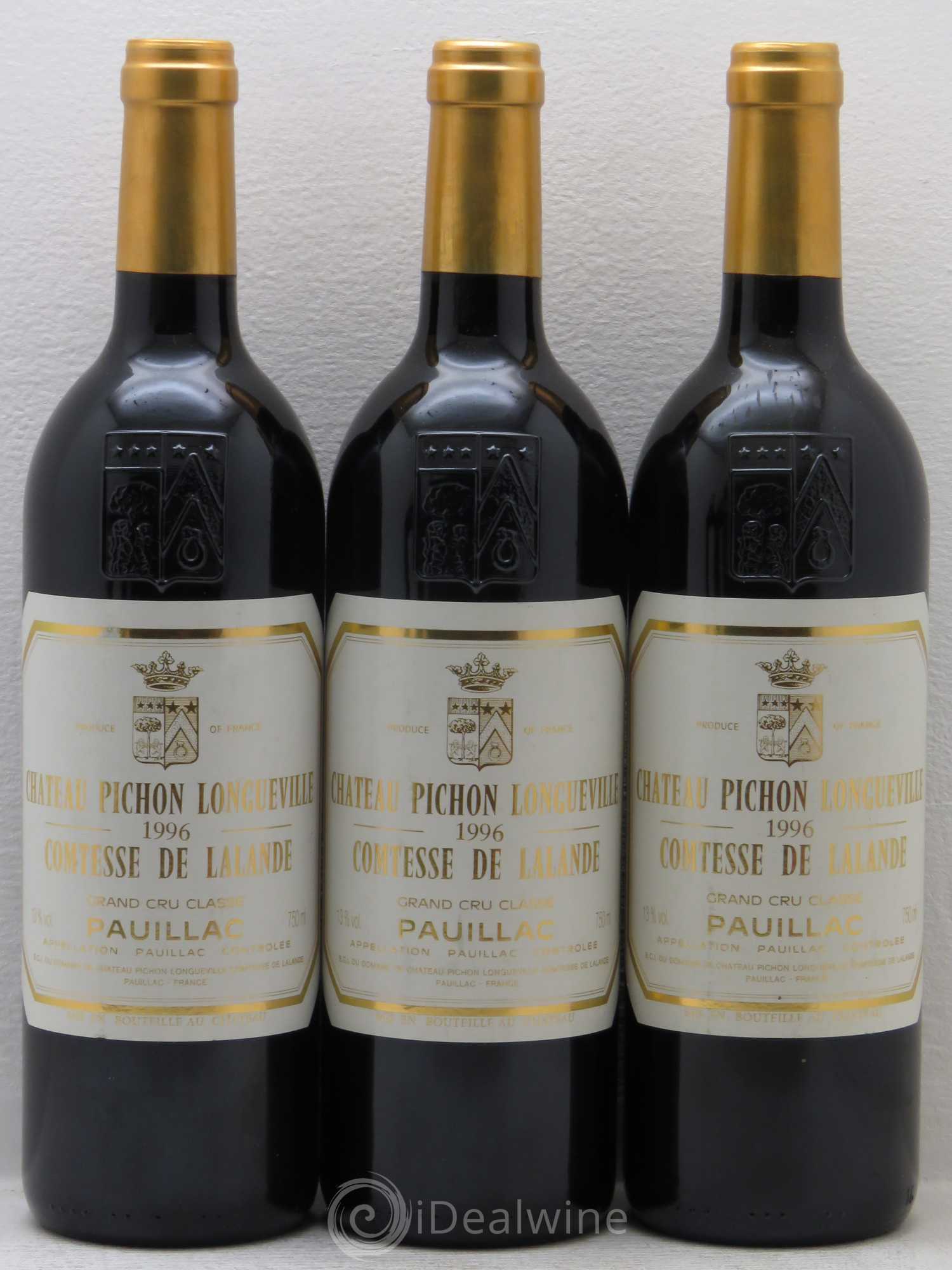 Château Pichon Longueville Comtesse de Lalande 2ème Grand Cru Classé 1996 - Lot de 5 bouteilles - 1