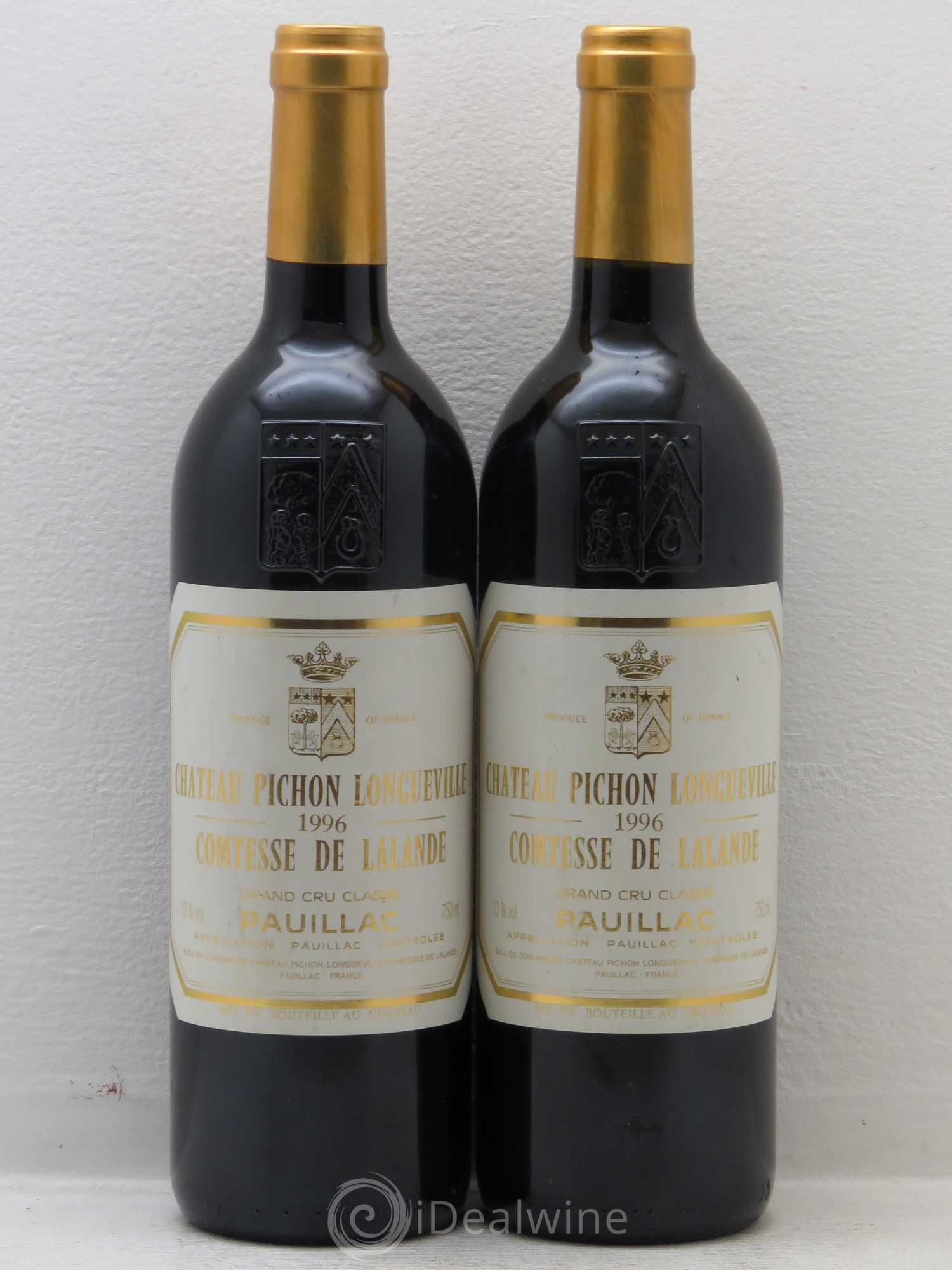 Château Pichon Longueville Comtesse de Lalande 2ème Grand Cru Classé 1996 - Lot de 5 bouteilles - 2