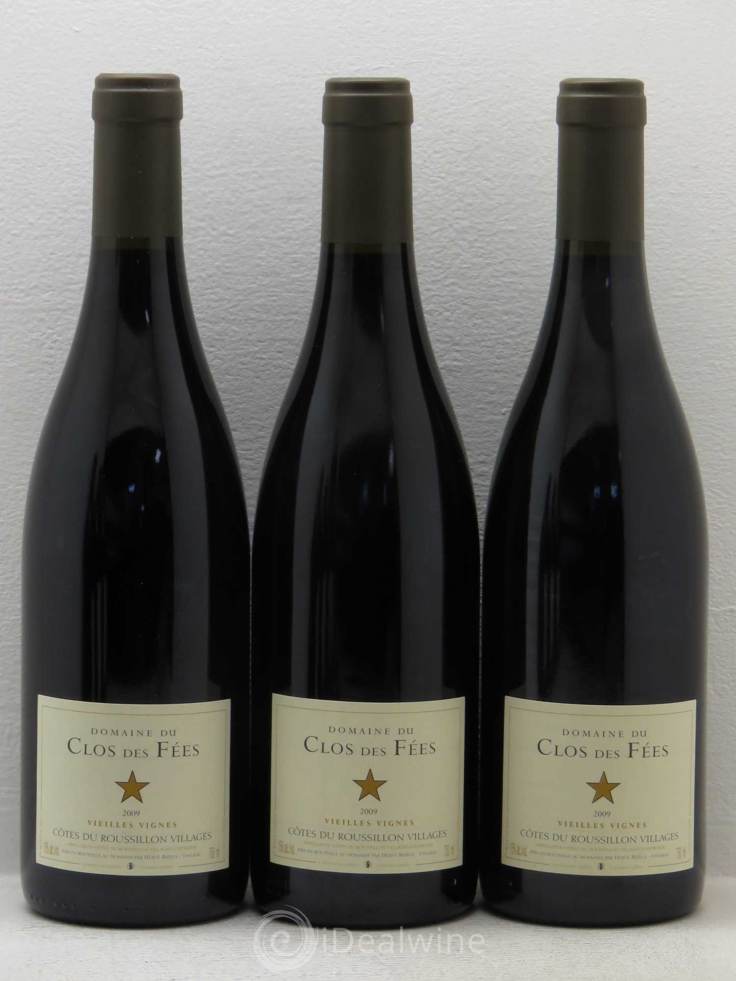 Côtes du Roussillon Villages Clos des Fées Vieilles vignes Hervé Bizeul Côtes du Roussillon Villages 2009 - Lot de 6 bouteilles - 1