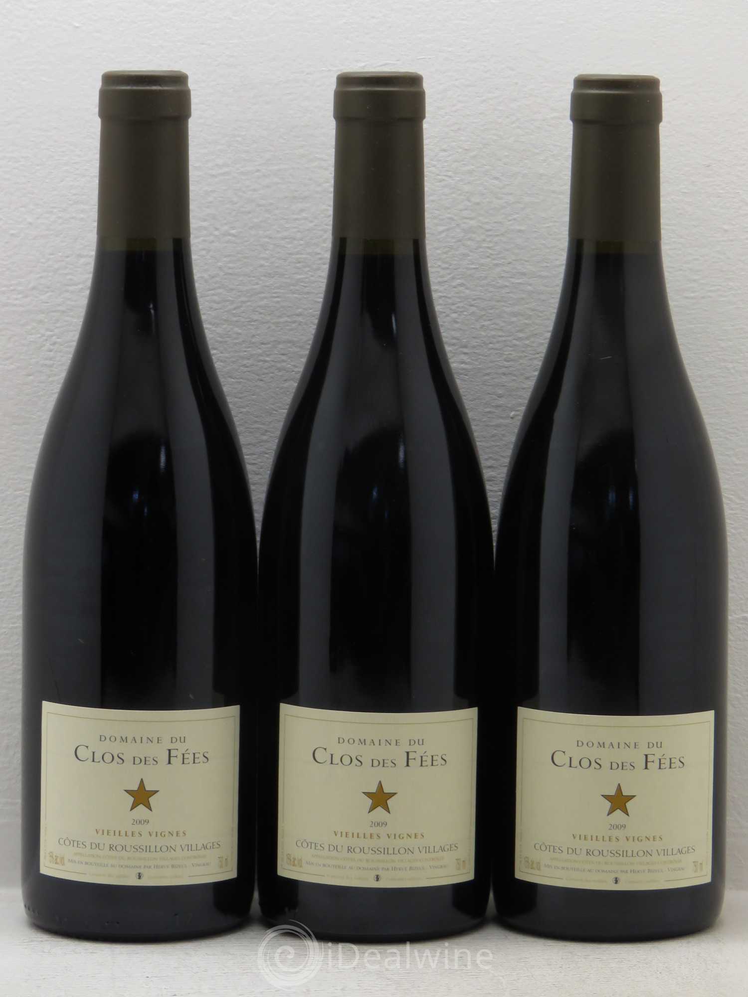 Côtes du Roussillon Villages Clos des Fées Vieilles vignes Hervé Bizeul Côtes du Roussillon Villages 2009 - Lot de 6 bouteilles - 2