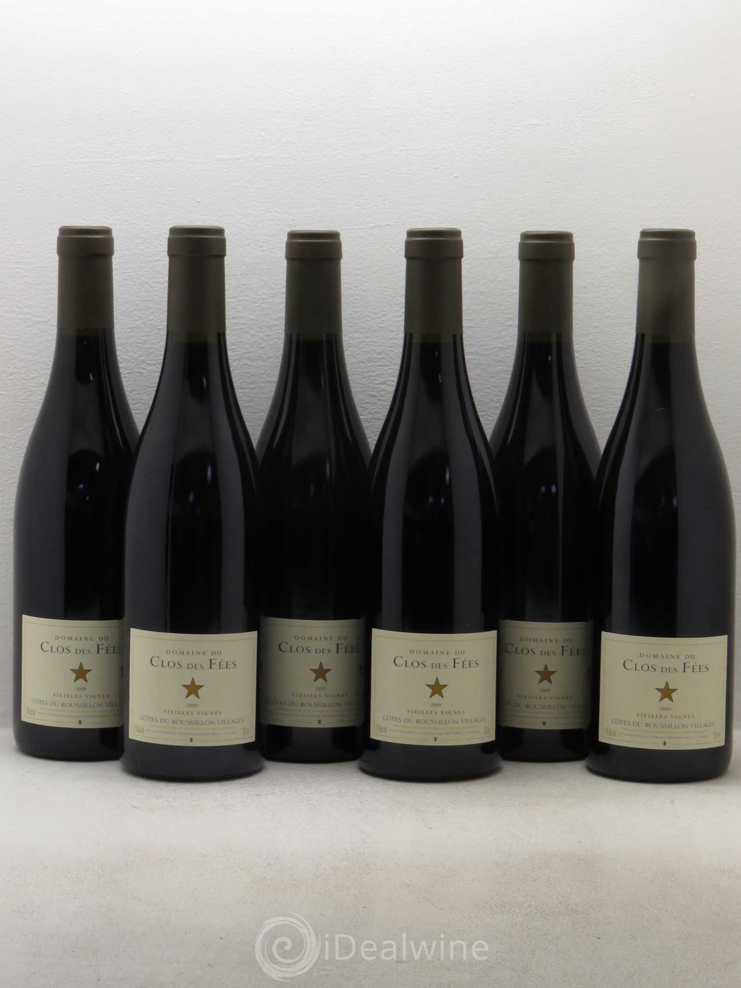 Côtes du Roussillon Villages Clos des Fées Vieilles vignes Hervé Bizeul Côtes du Roussillon Villages 2009 - Lot de 6 bouteilles - 0