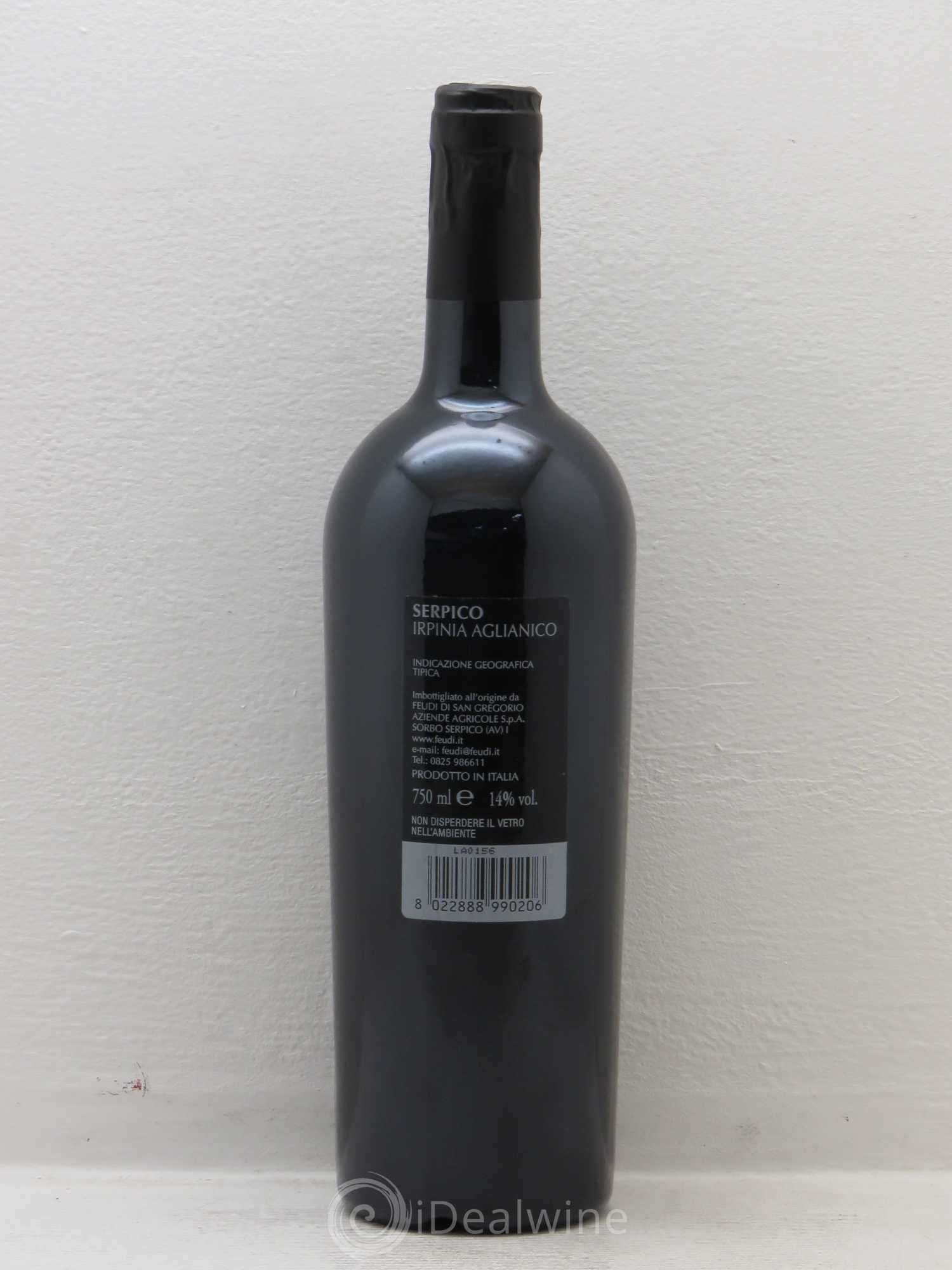 Italie Irpinia Aglianico Rosso IGT Feudi di San Gregorio Serpico 2001 - Posten von 1 Flasche - 1