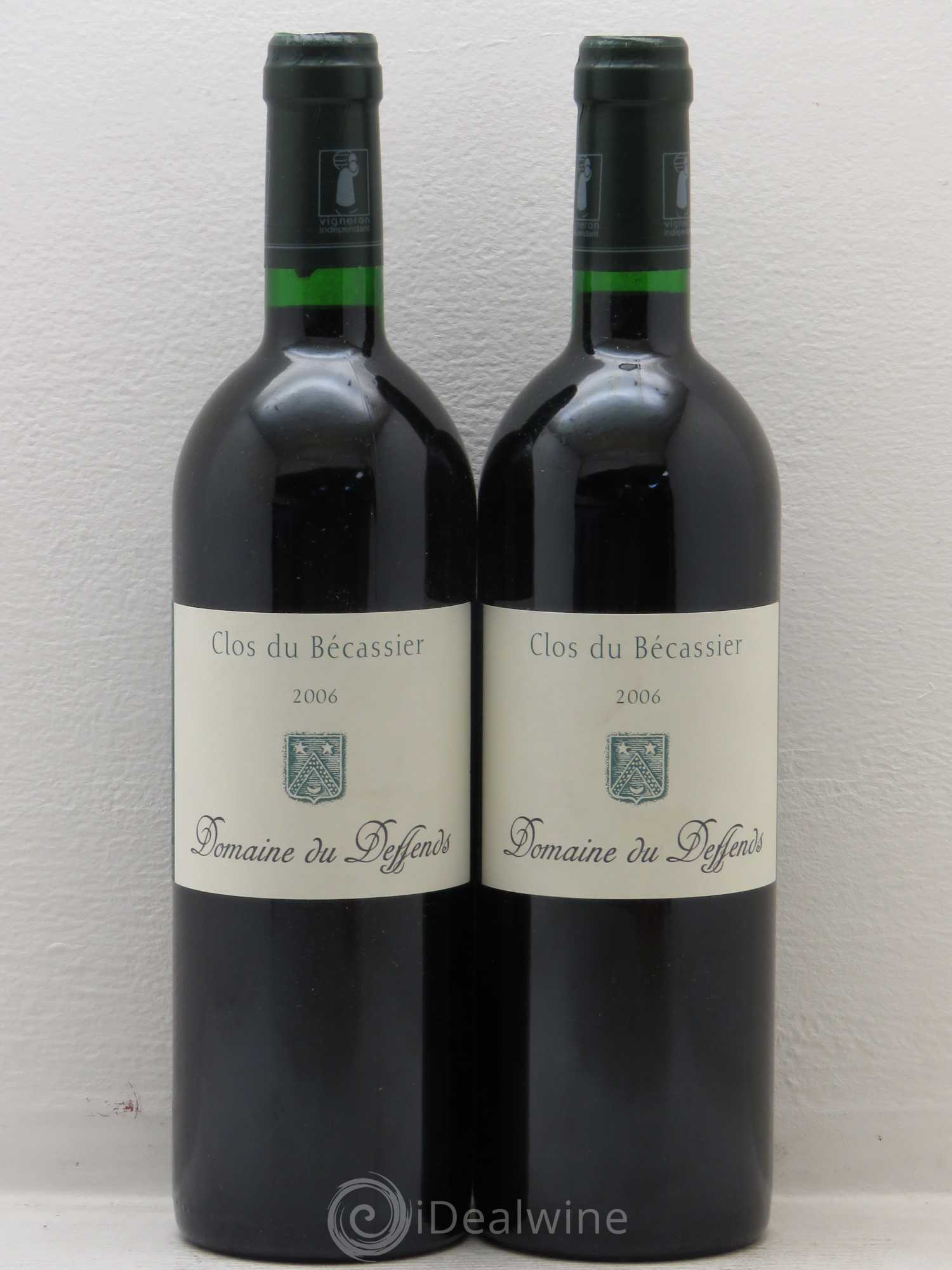 Coteaux Varois en Provence Clos du Becassier Domaine du Deffends 2006 - Posten von 2 Flaschen - 0