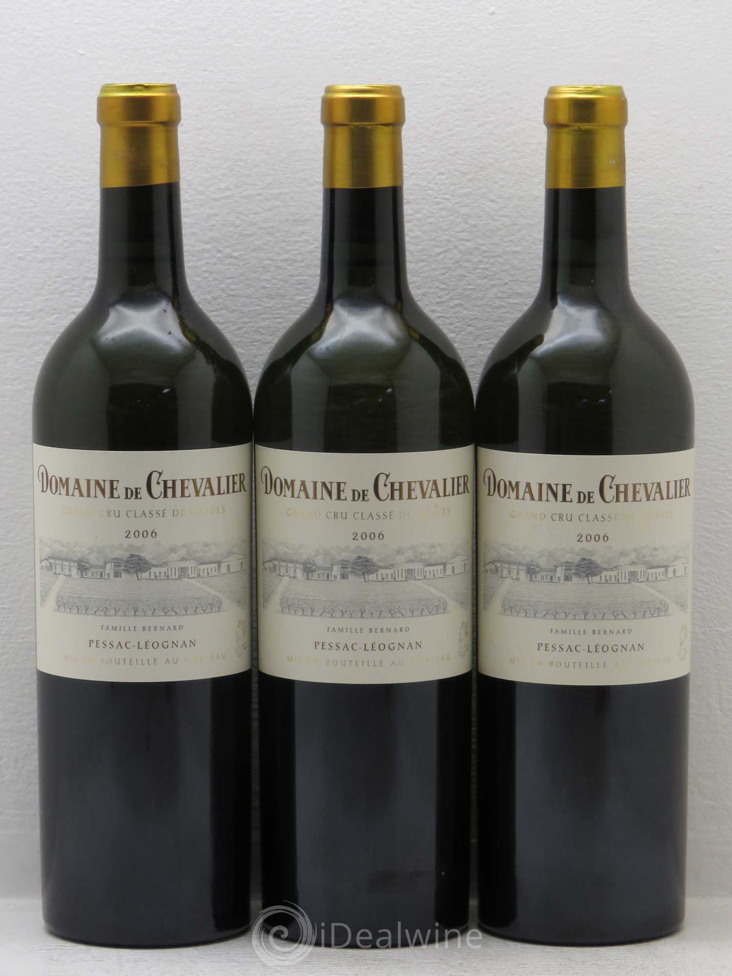 Domaine de Chevalier Cru Classé de Graves 2006 - Lot de 3 bouteilles - 0